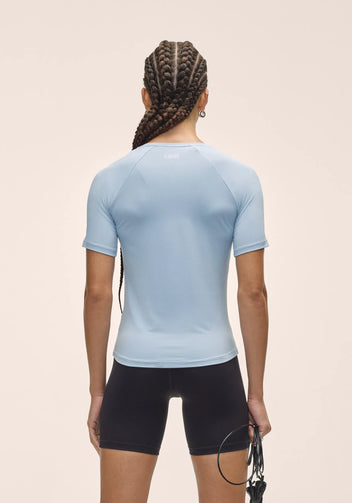 Casall Essential Tee maglietta Dream Blue traspirante