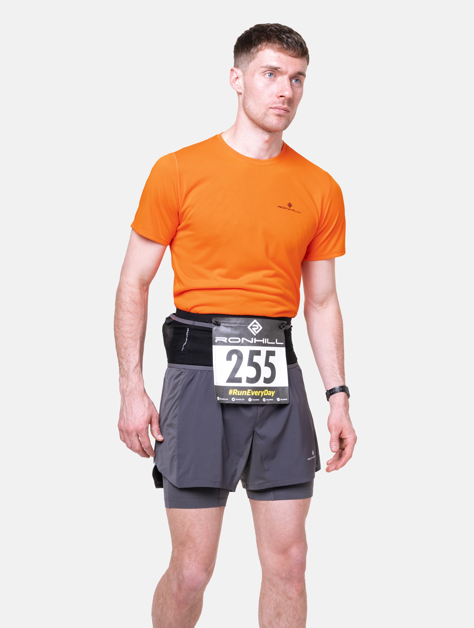 Ronhill Speed 360 cintura running porta borraccia nera