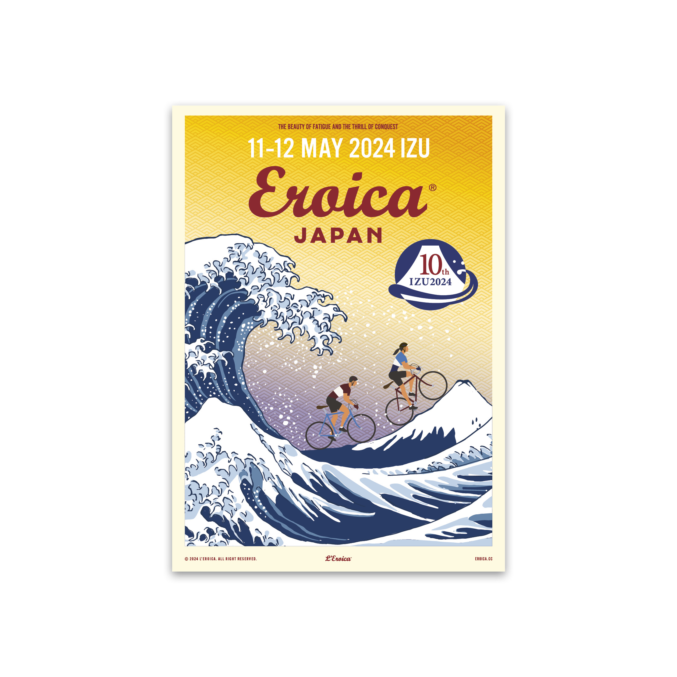 L'Eroica Japan 2024 Poster Illustrazione Ufficiale