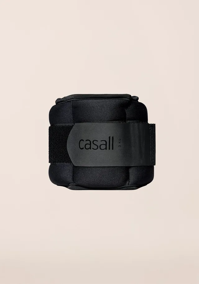 Casall Ankle Weight Cavigliera Nera 3 kg singolo traspirante