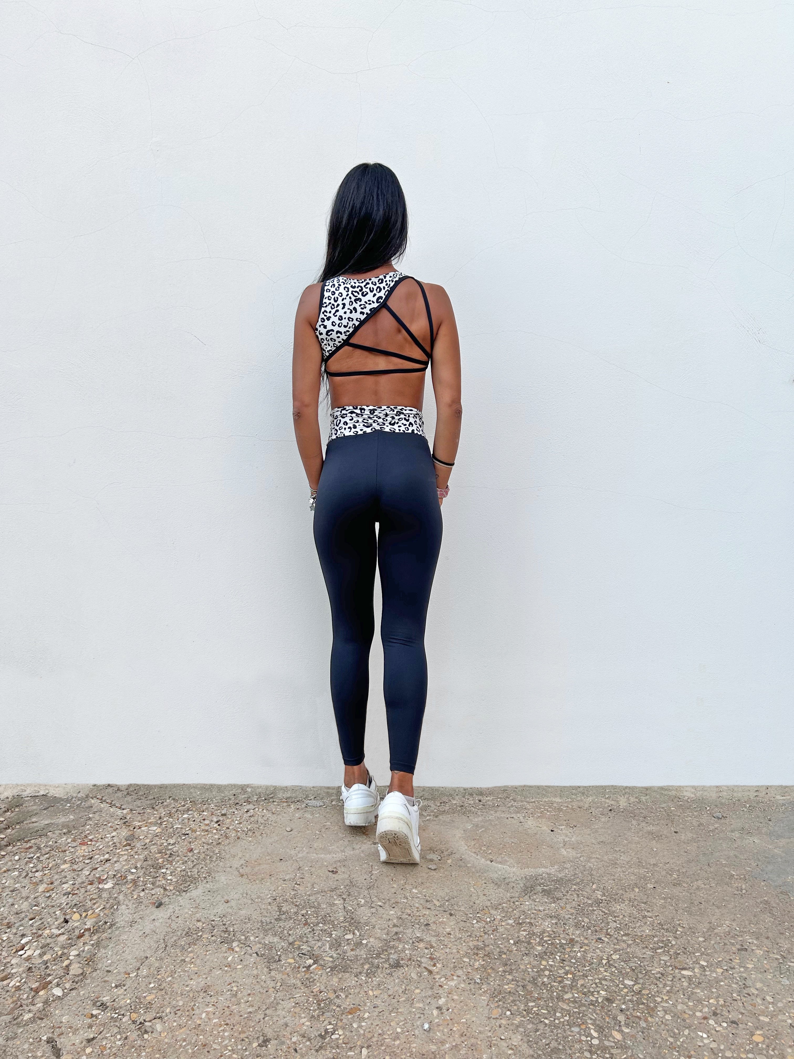 VB Jaguar Legging sportivo animalier elasticizzato