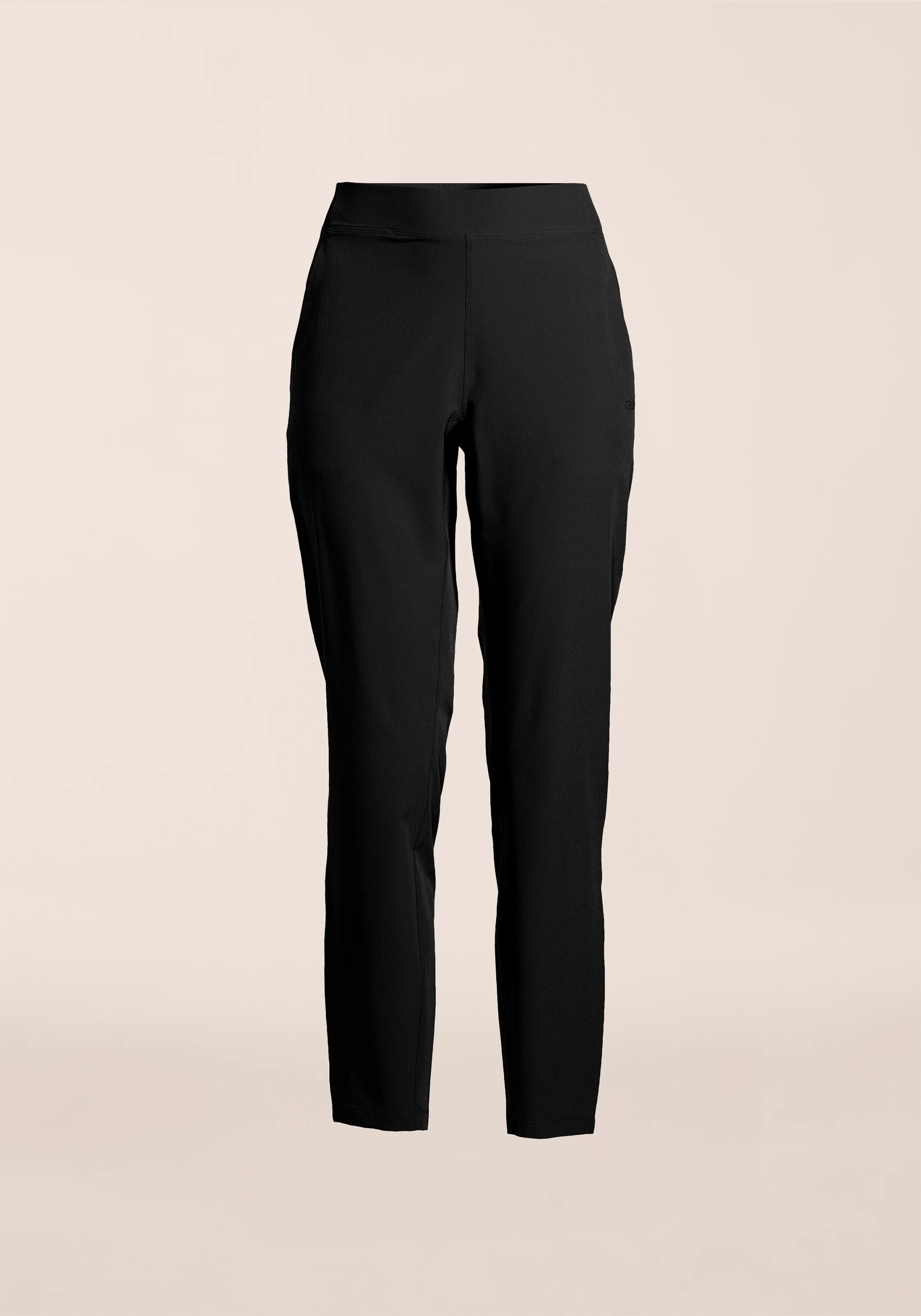 Casall Slim Woven Pants pantaloni neri elasticizzati