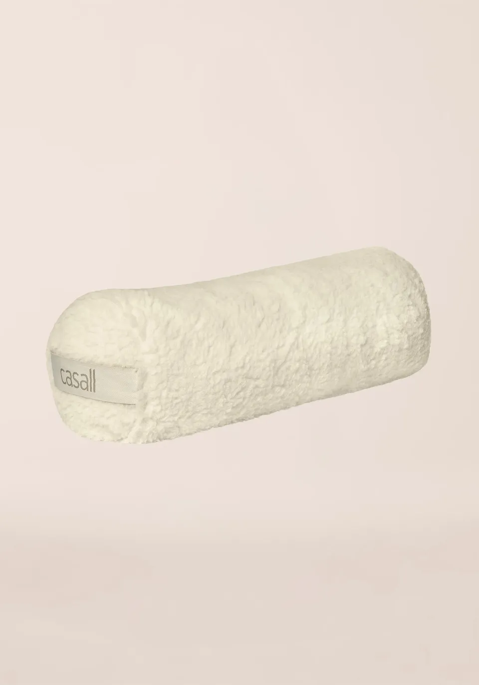 Casall Yoga Bolster Pillow cuscino lana offwhite