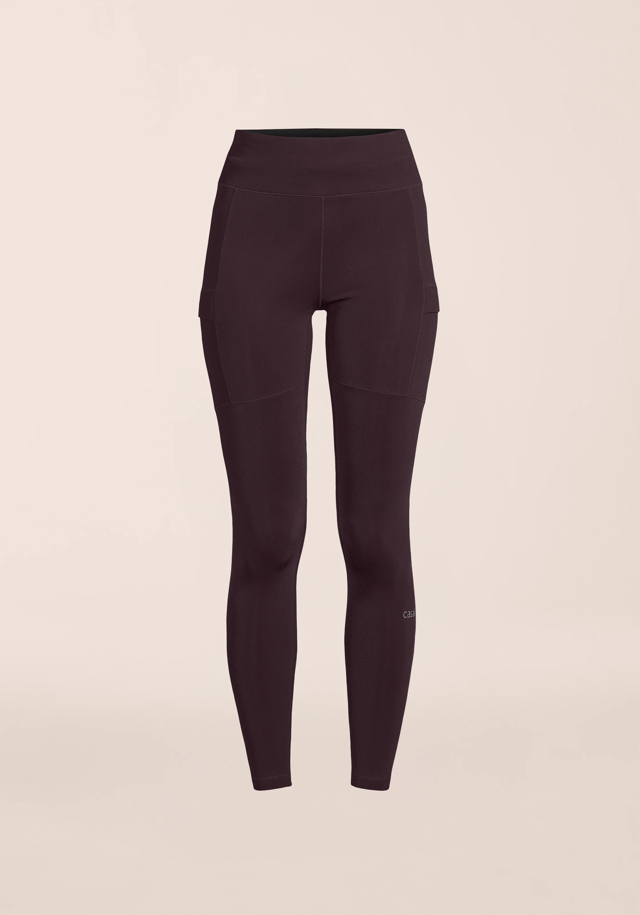 Casall Warm leggings termici dark cherry moon invernale tasche