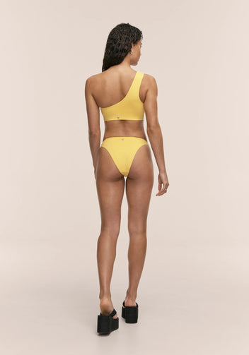 Casall Twist Bikini Brief slip giallo vita alta