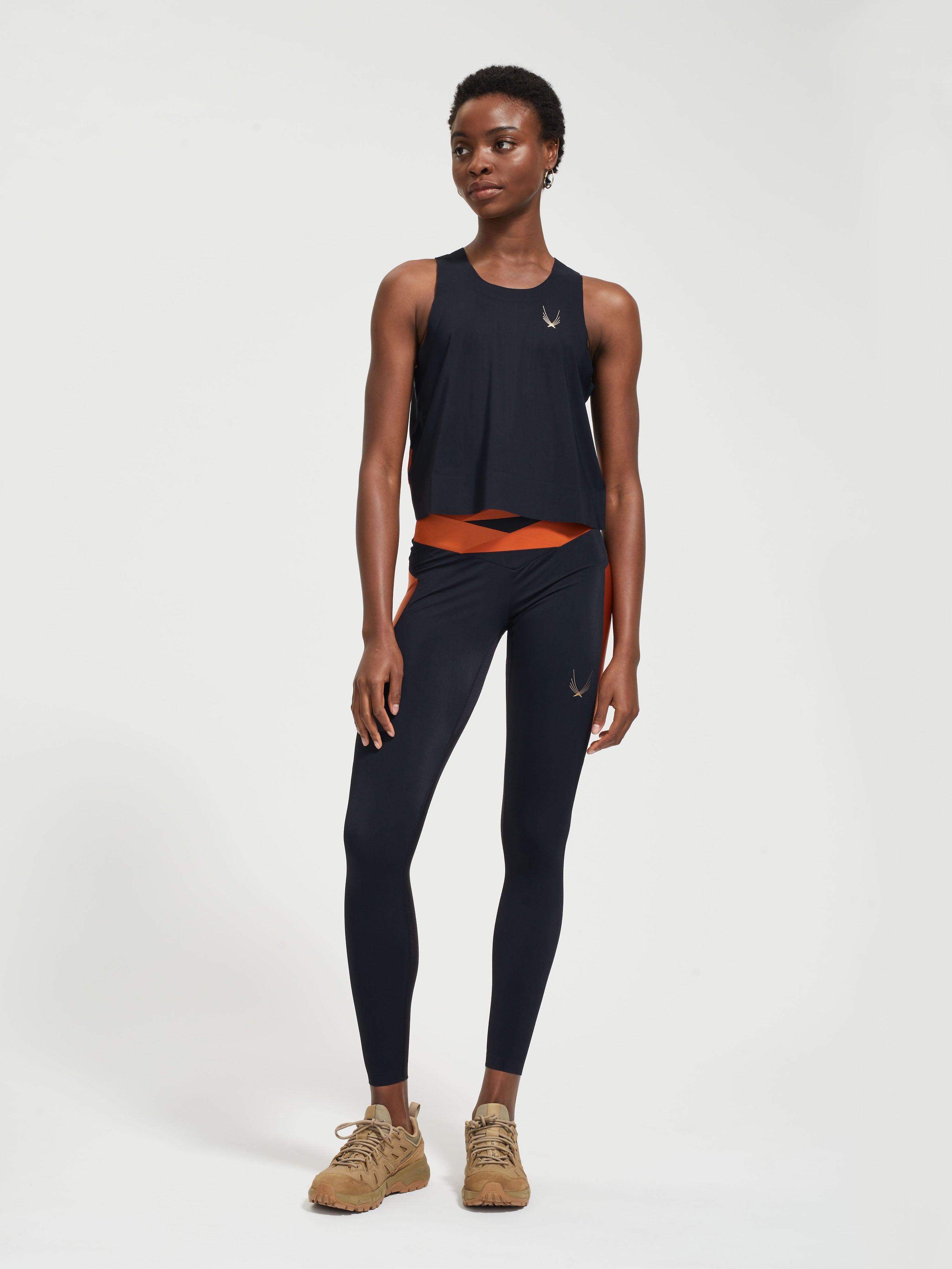 Lucas Hugh Axis Crop Tank top sportivo nero S