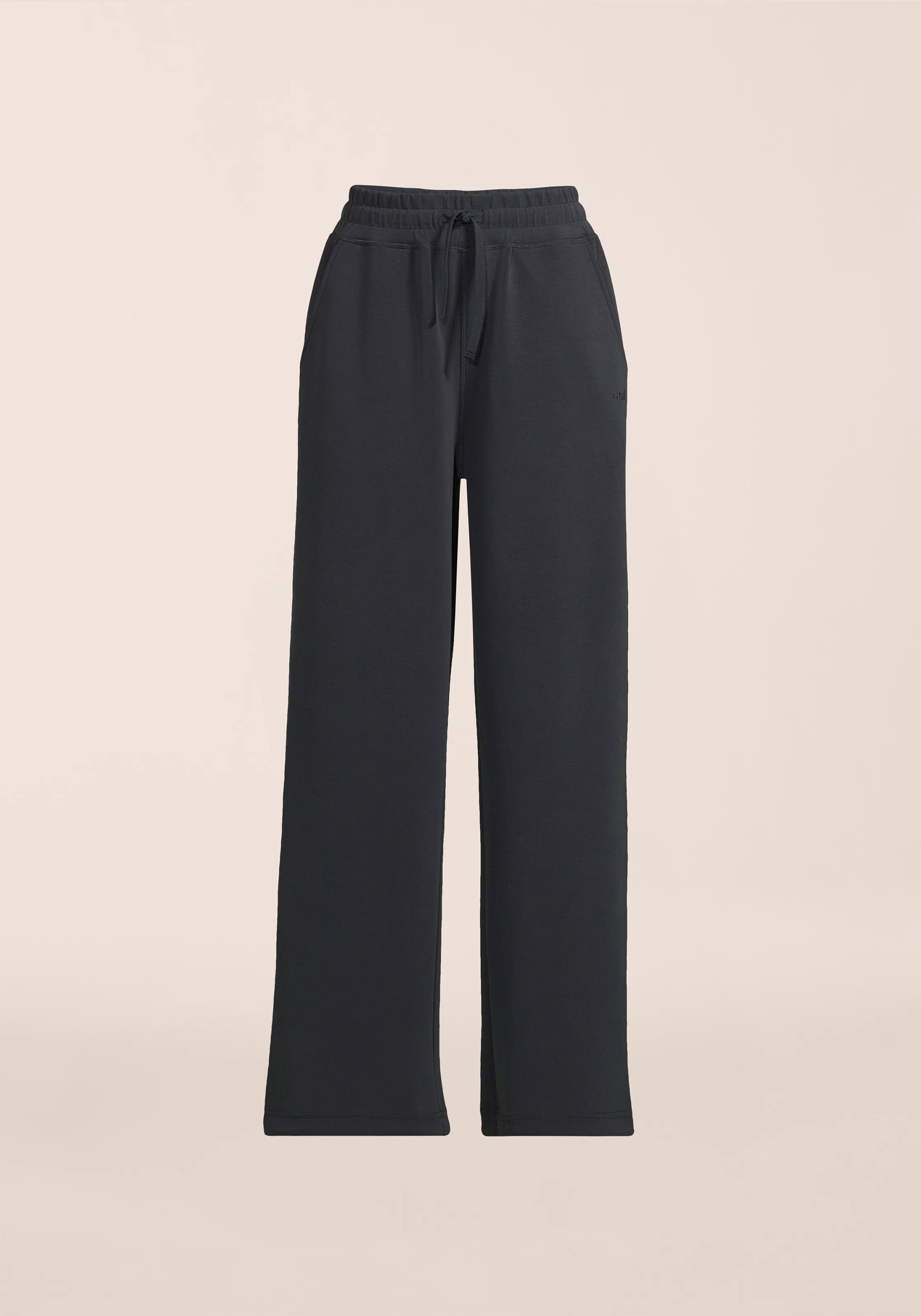 Casall Peachy Straight Leg Jogger Almost Black modal