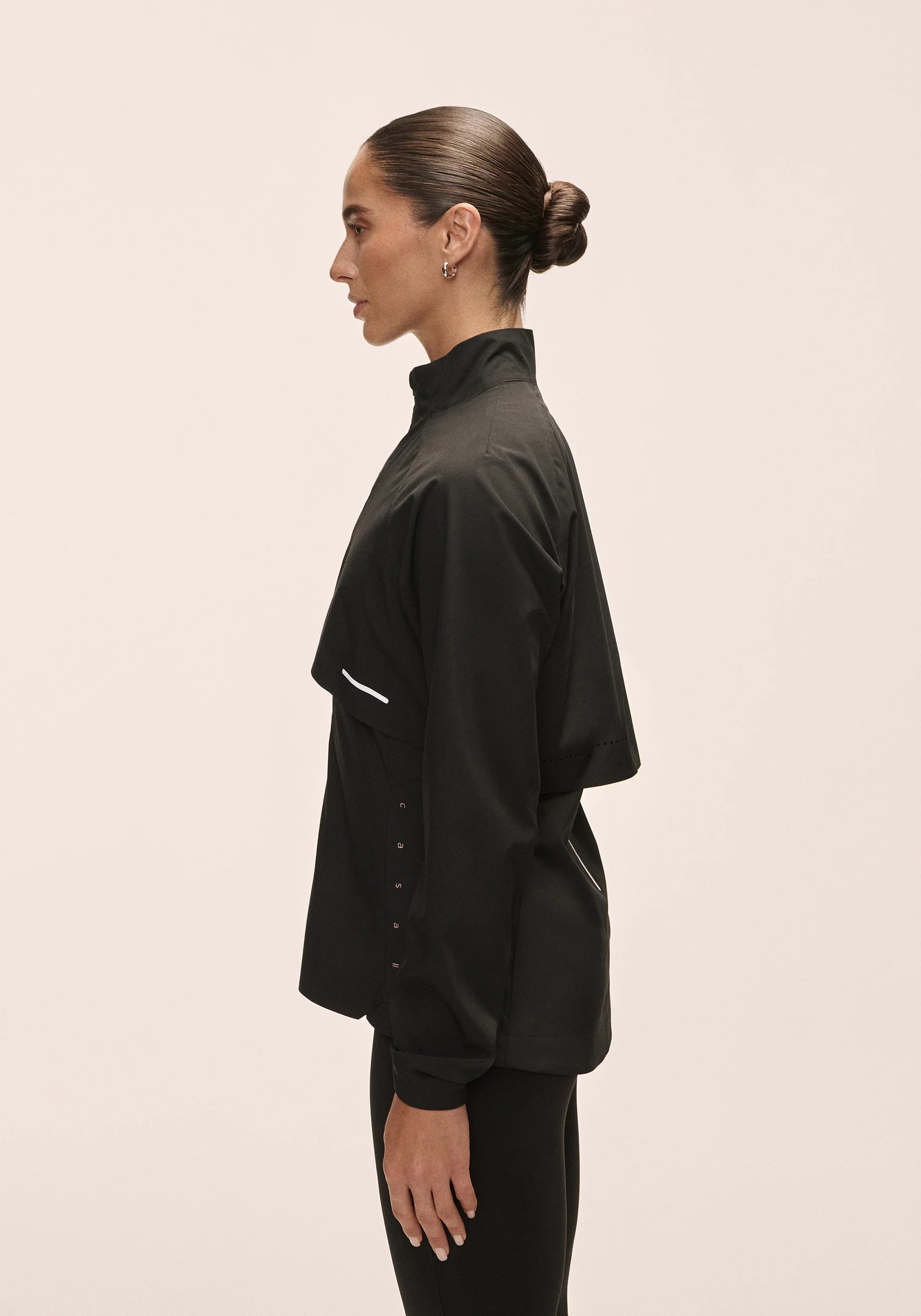 Casall Dynamic giacca antivento nero traspirante