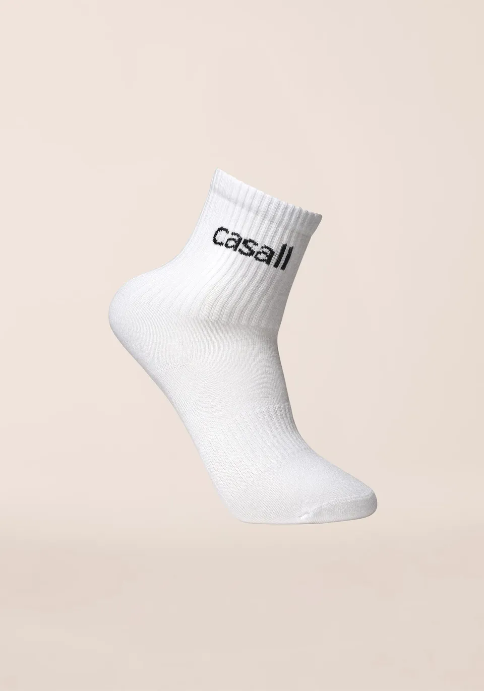 Casall Low-Cut Tube Sock Calzini Corti Bianchi 2 Paia