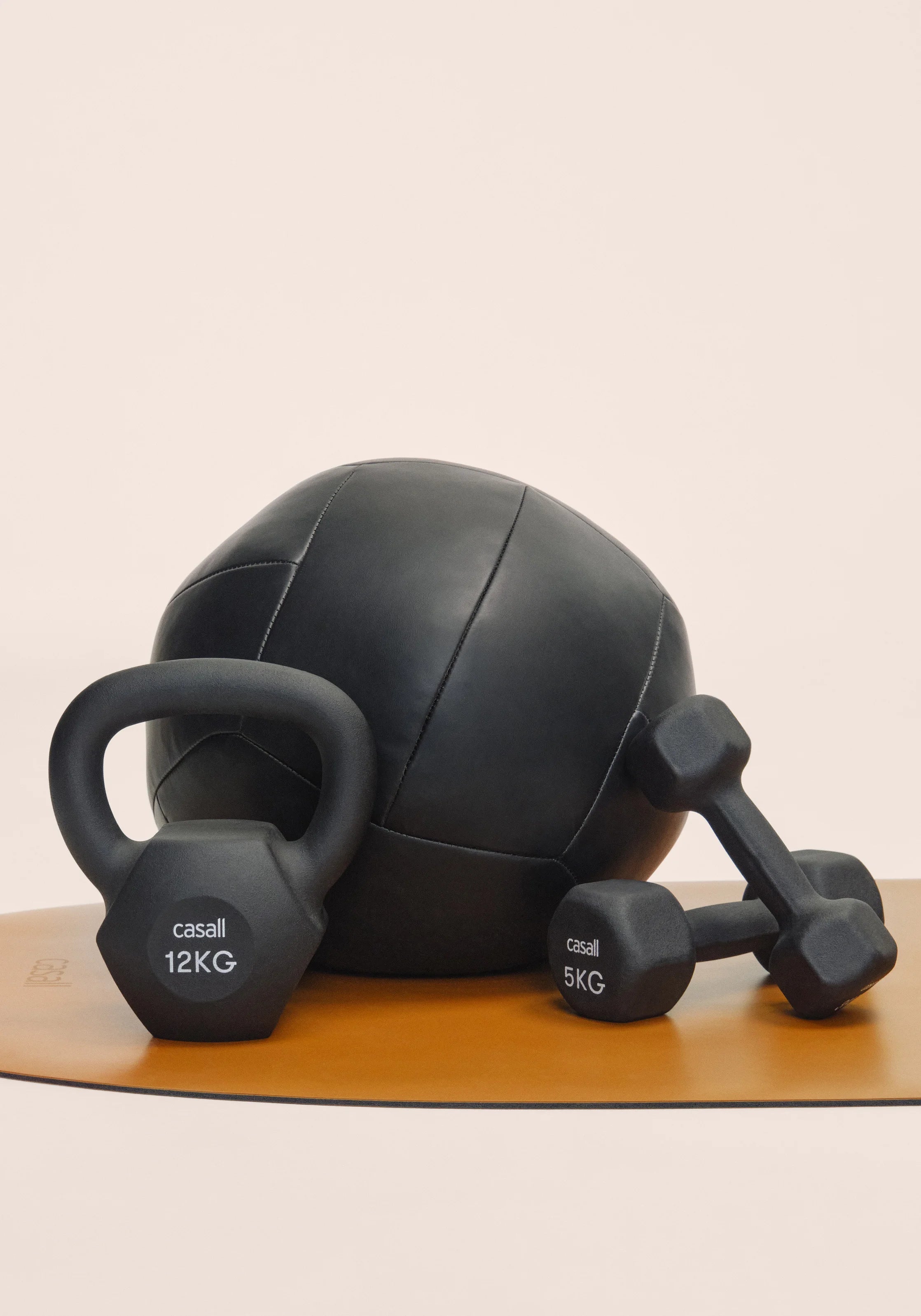 Casall Classic Kettlebell kettlebell 12 kg Nero in ferro