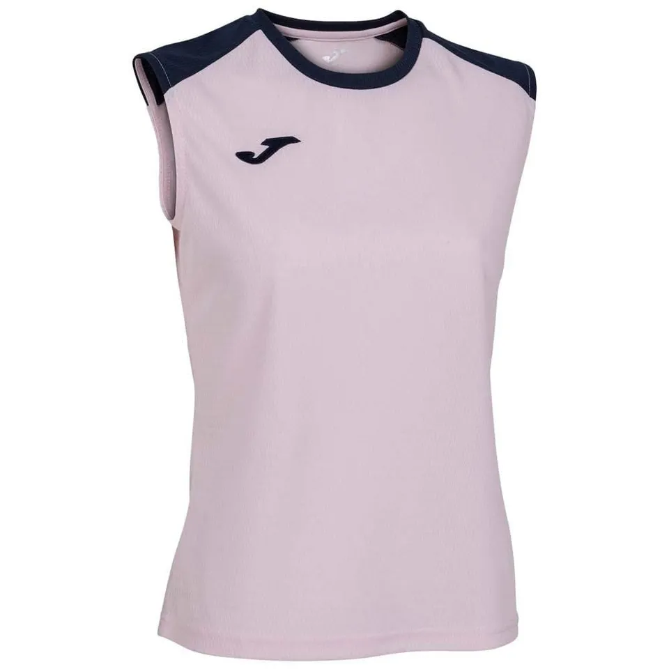 Joma Eco Championship Canotta Donna Rosa Marino traspirante