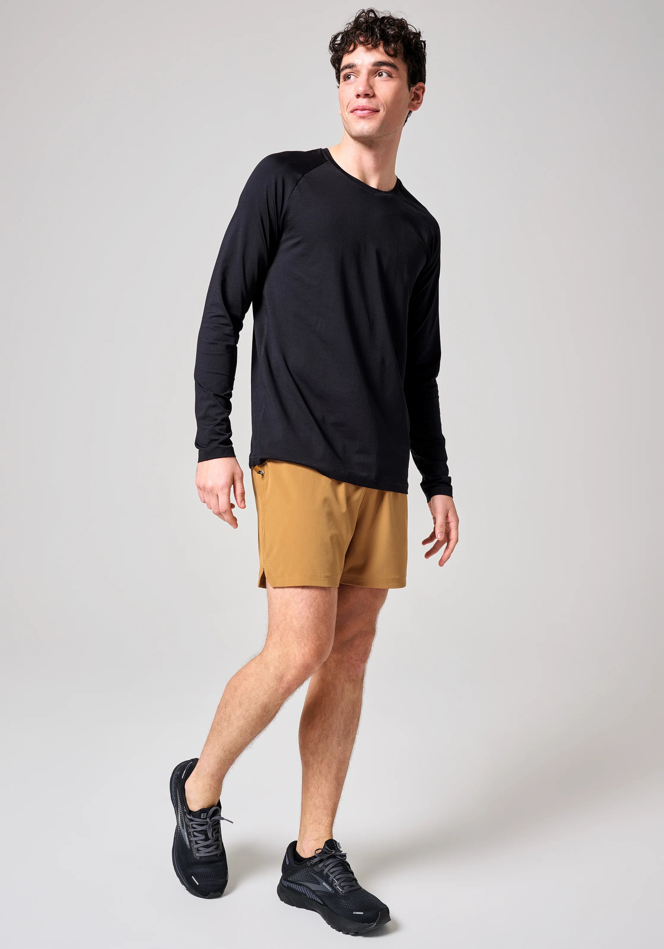 Casall Essential M Long Sleeve maglia manica lunga Nera