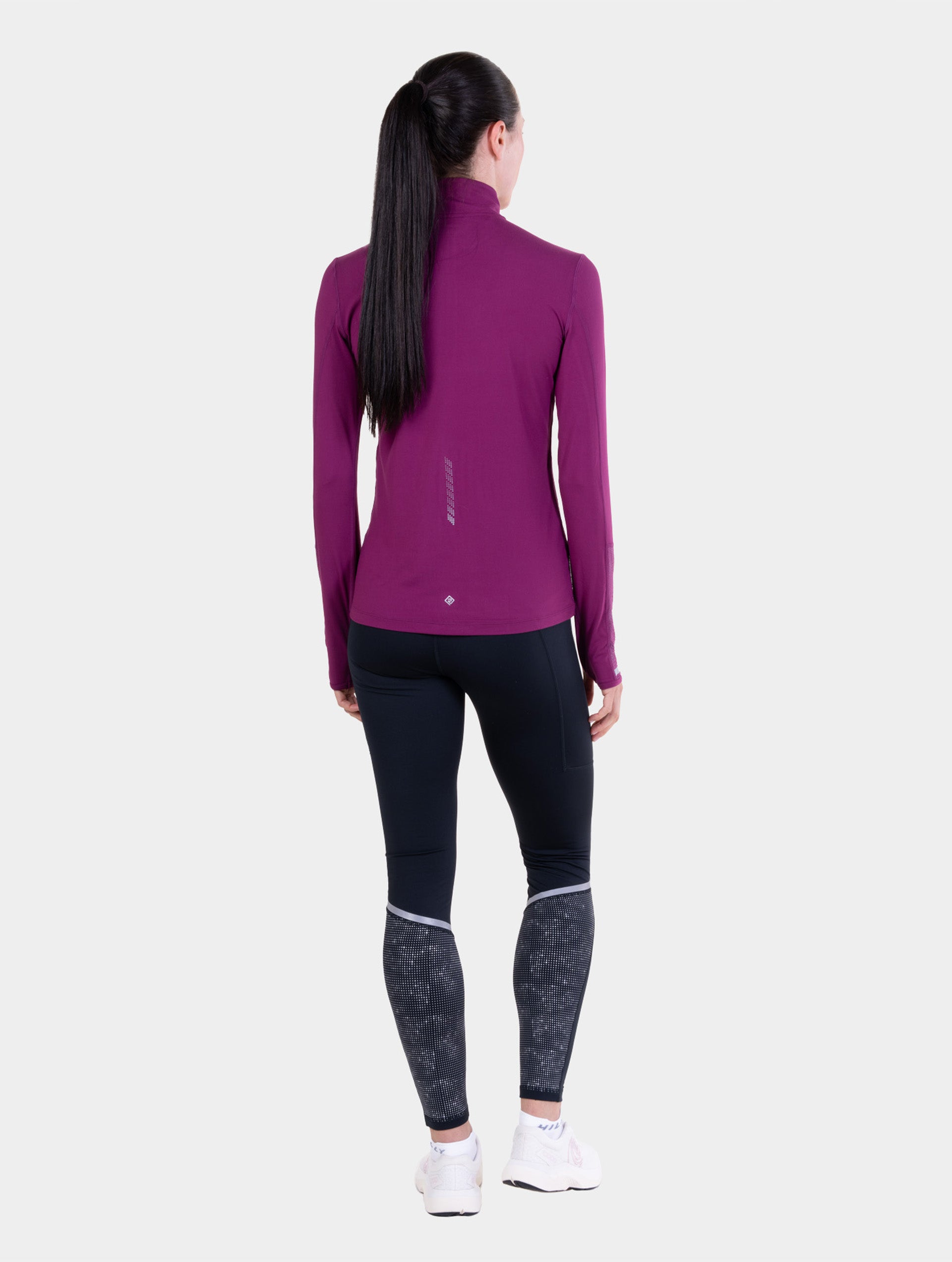 Ronhill Tech Reflect maglia running Blackcurrant manica lunga
