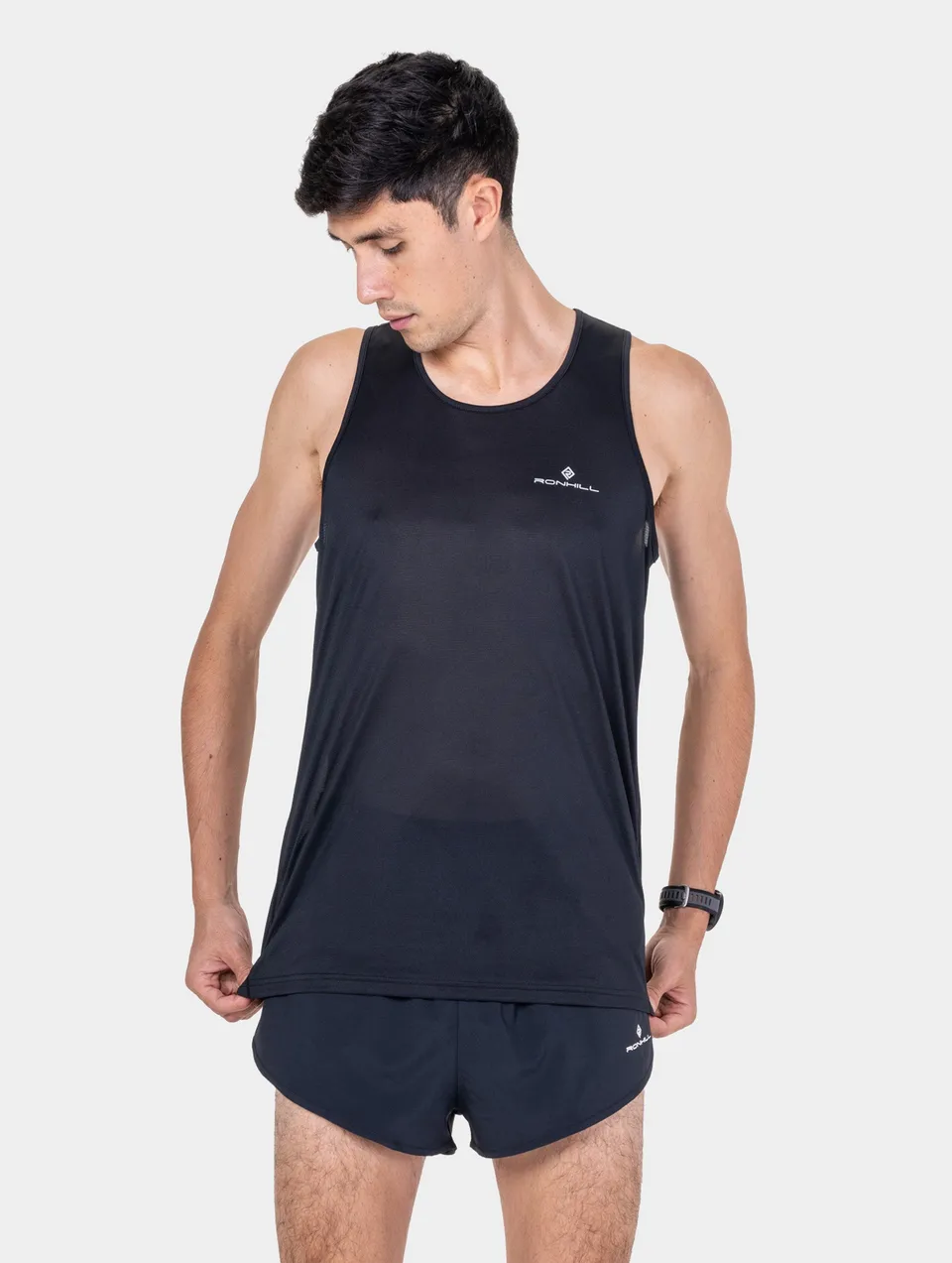 Ronhill Core Vest canotta running nera traspirante