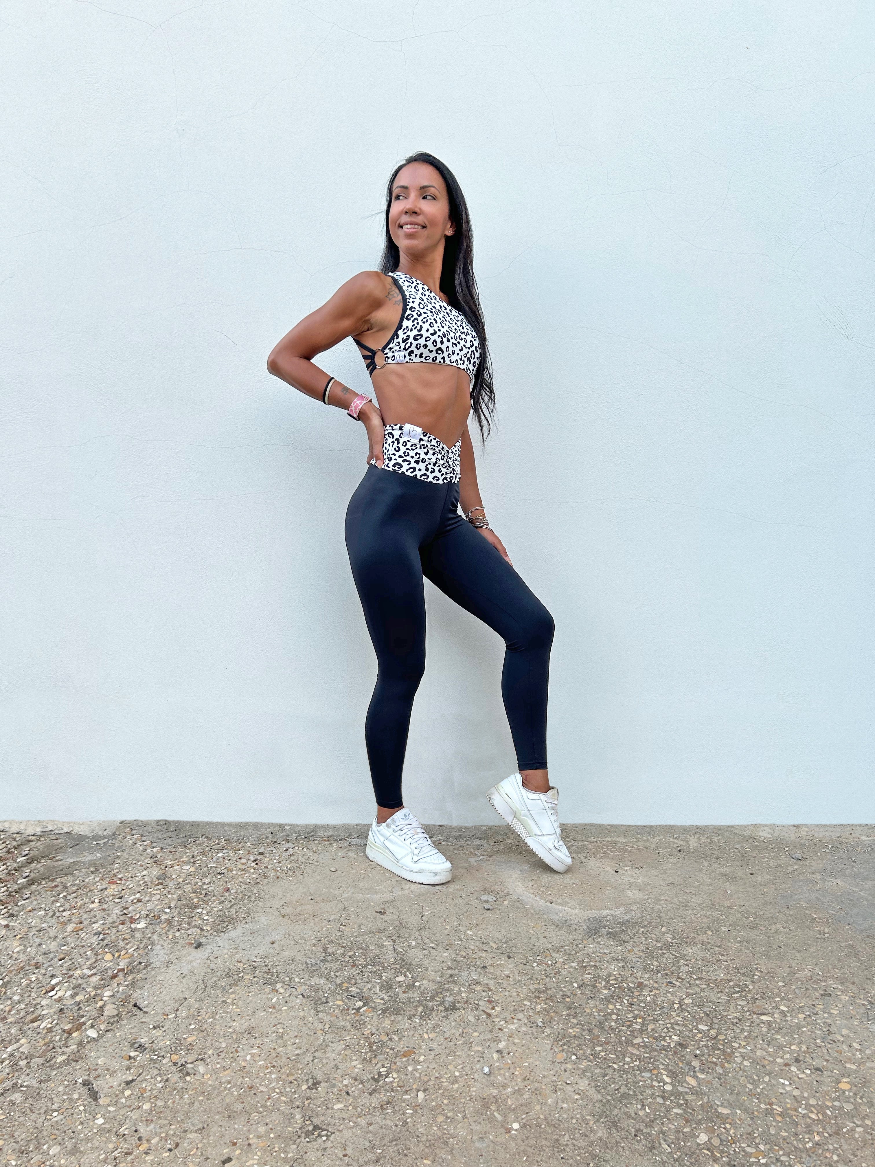VB Jaguar Legging sportivo animalier elasticizzato
