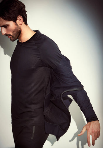 Casall M Training Jacket giacca nera leggera uomo