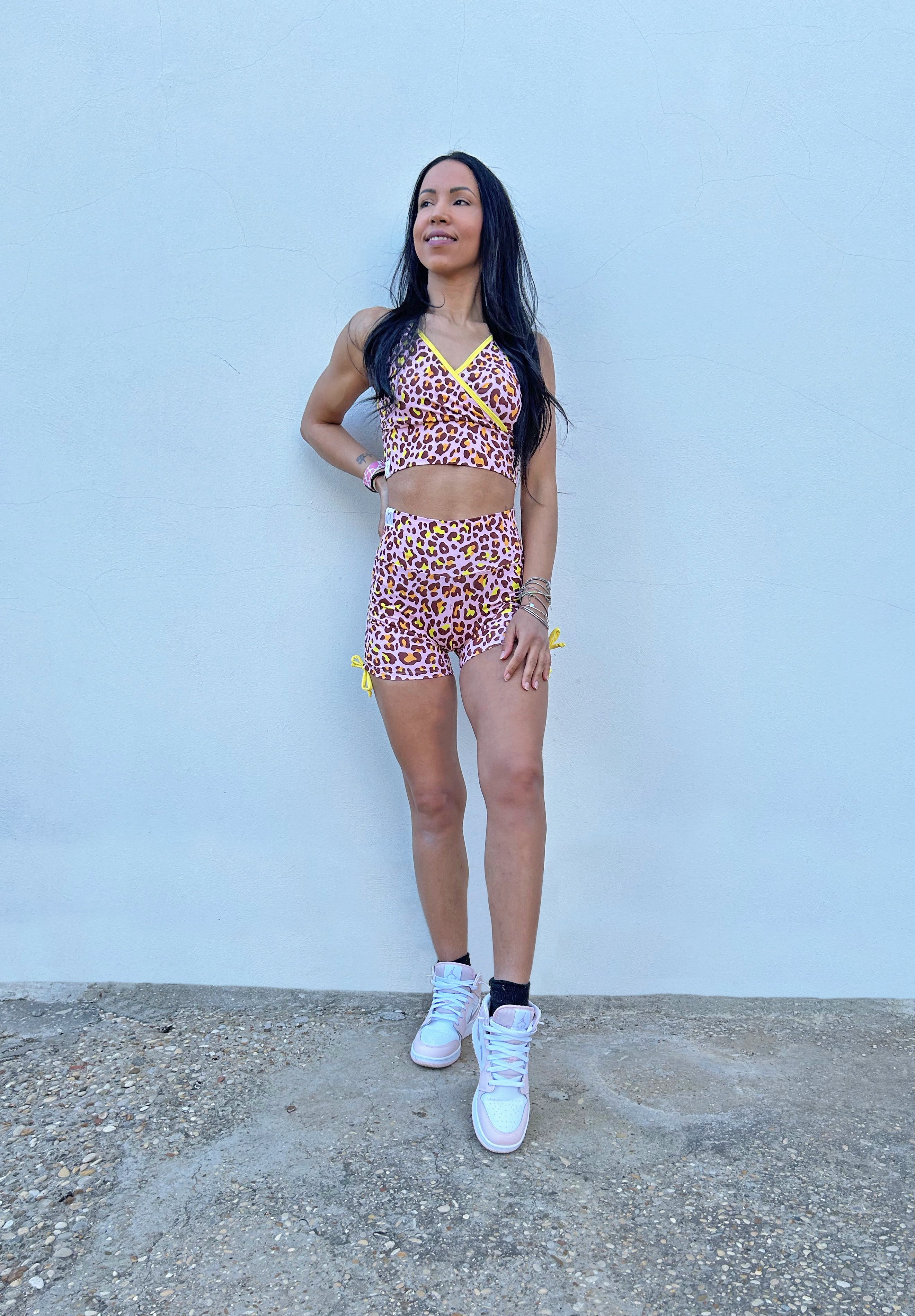 VB Lulù shorts sportivi con laccetti