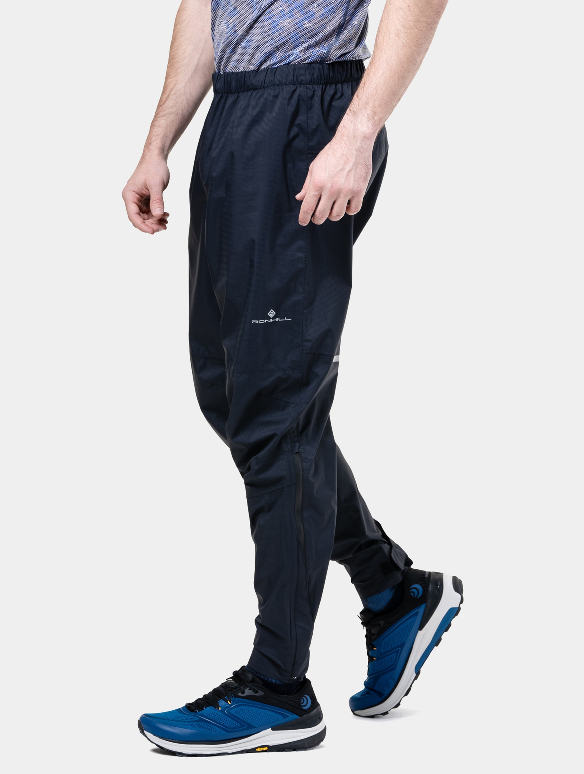Ronhill Tech Storm pantalone running impermeabile nero