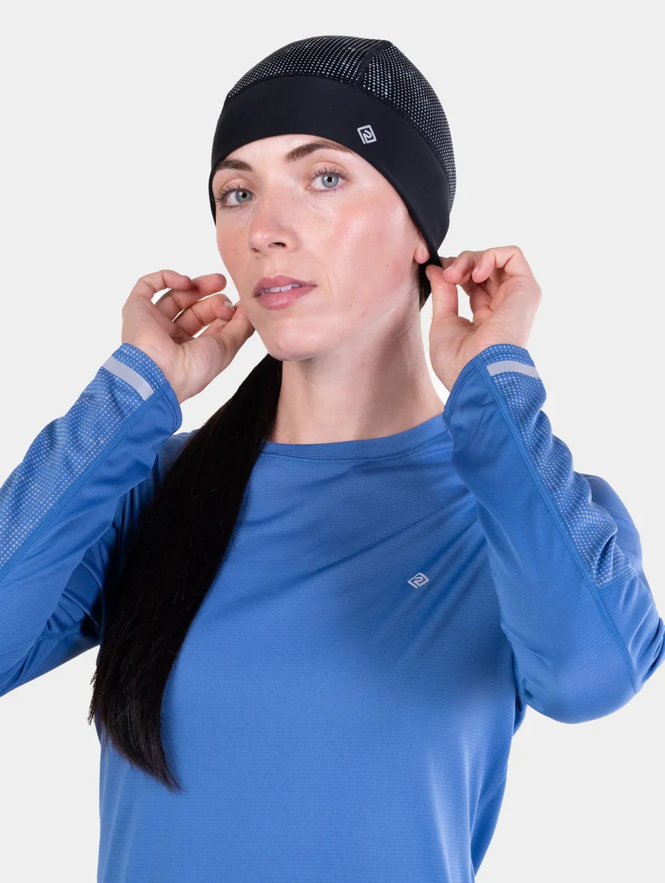 Ronhill Reflect fascia running nera riflettente