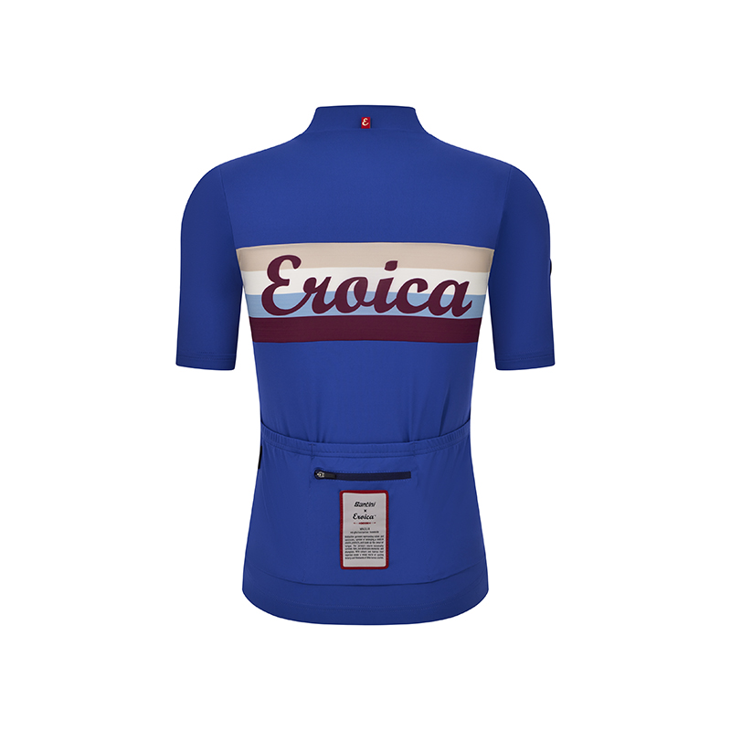 L'Eroica Timo maglia ciclismo maniche corte azzurro