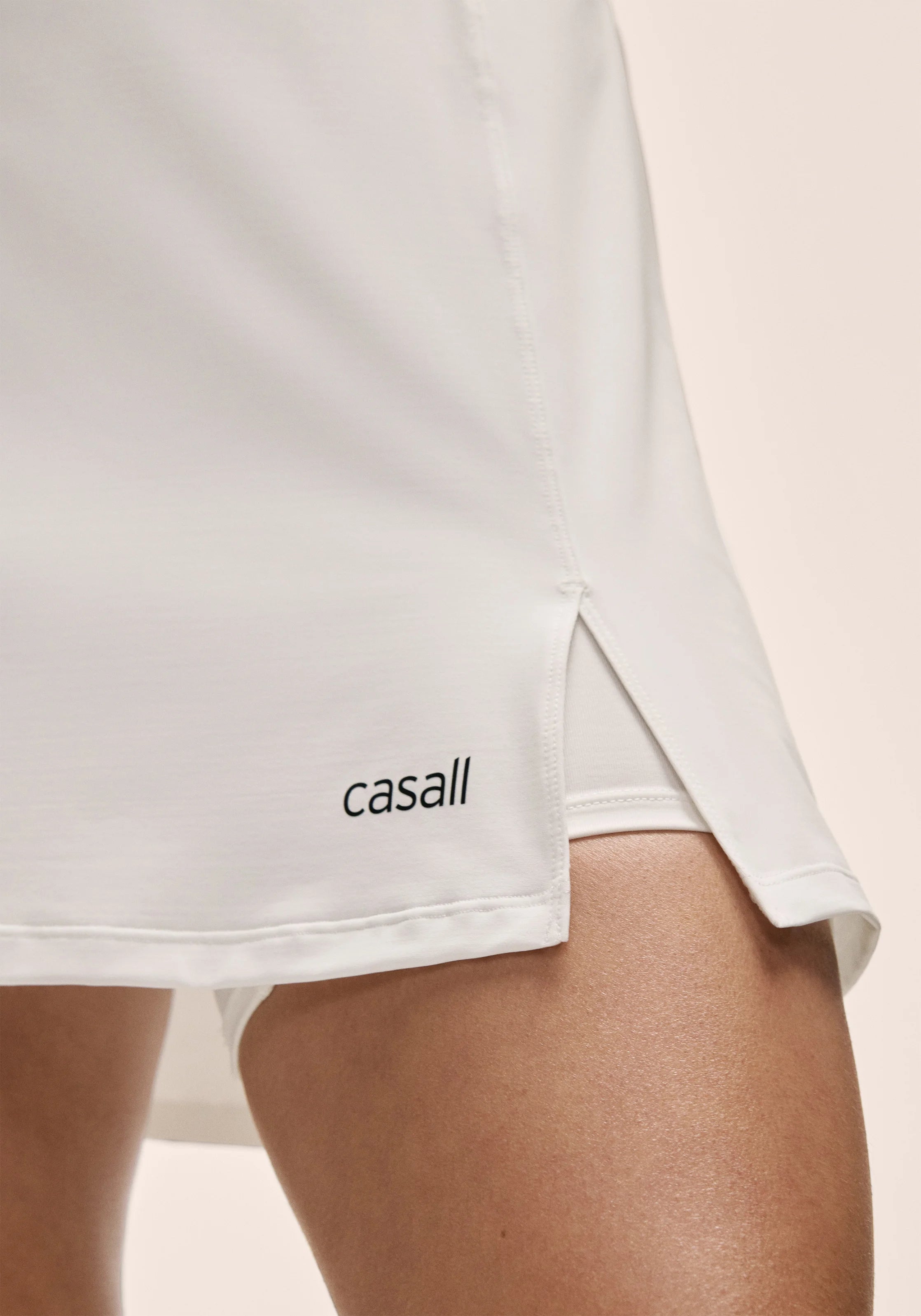 Casall Court Slit Skirt gonna tennis bianca