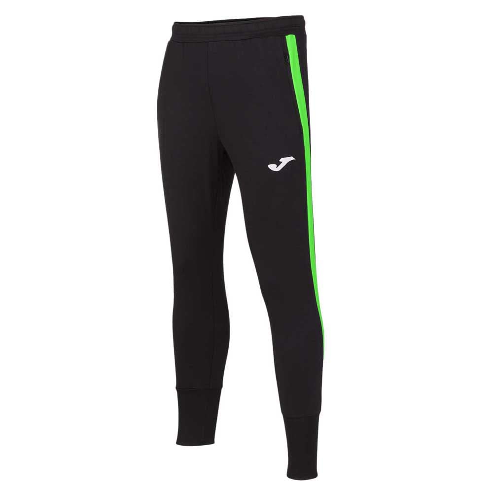 Joma Advance Pantaloni Sport Uomo Nero Verde Fluo