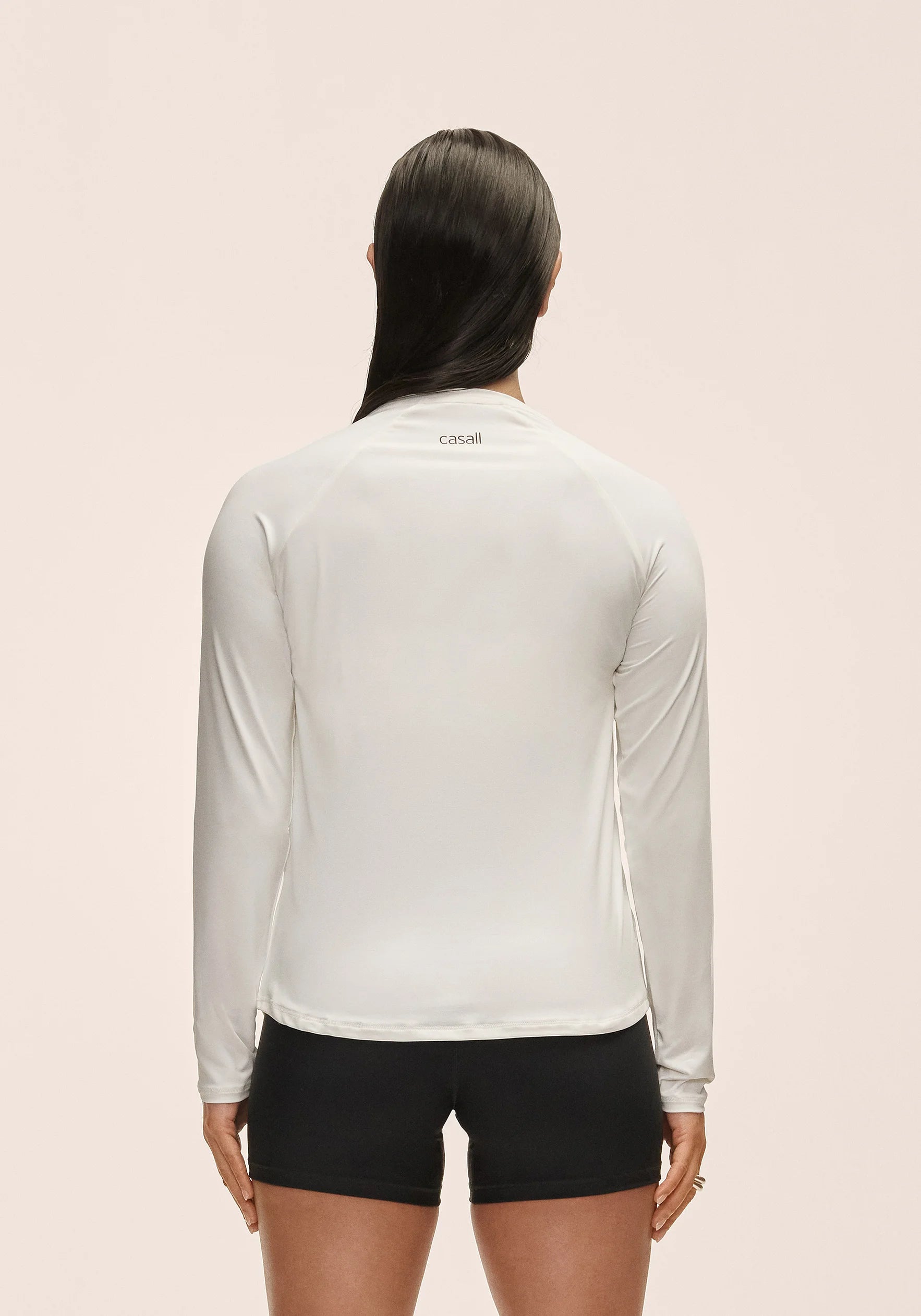 Casall Essential Long Sleeve maglia bianca traspirante