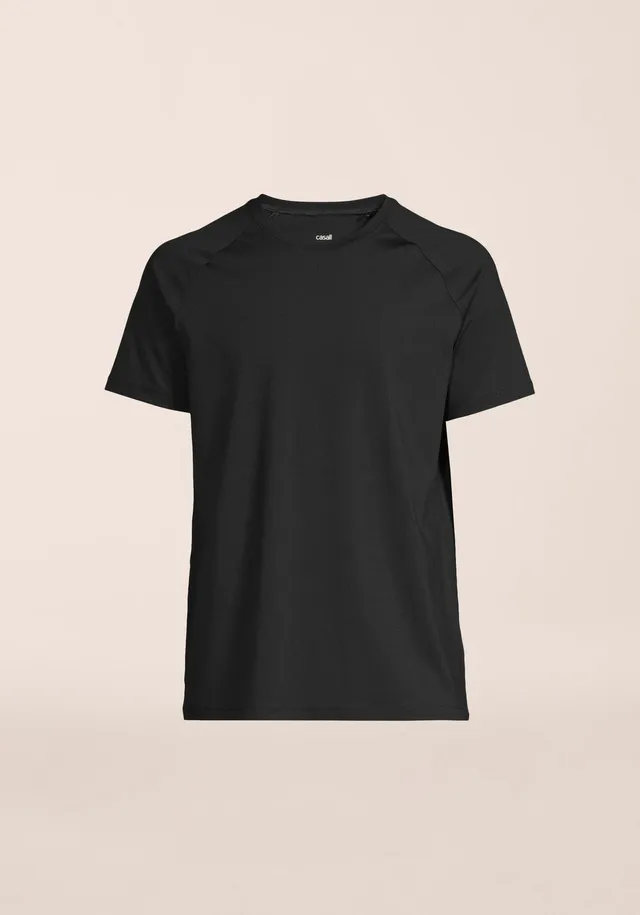 Casall M Essential Tee t-shirt training Black traspirante