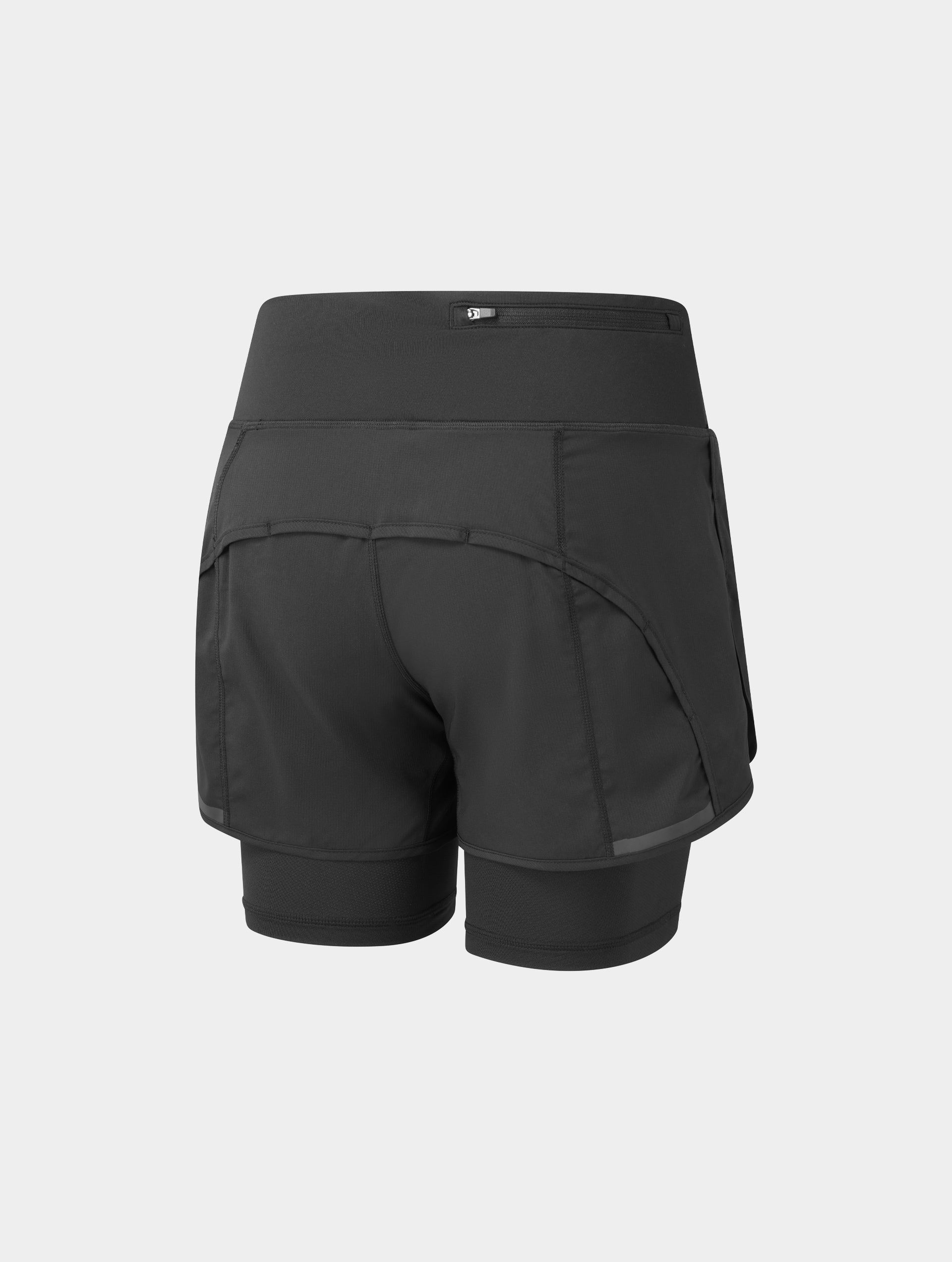 Ronhill Tech 4.5 Twin Short running All Black 2 in 1