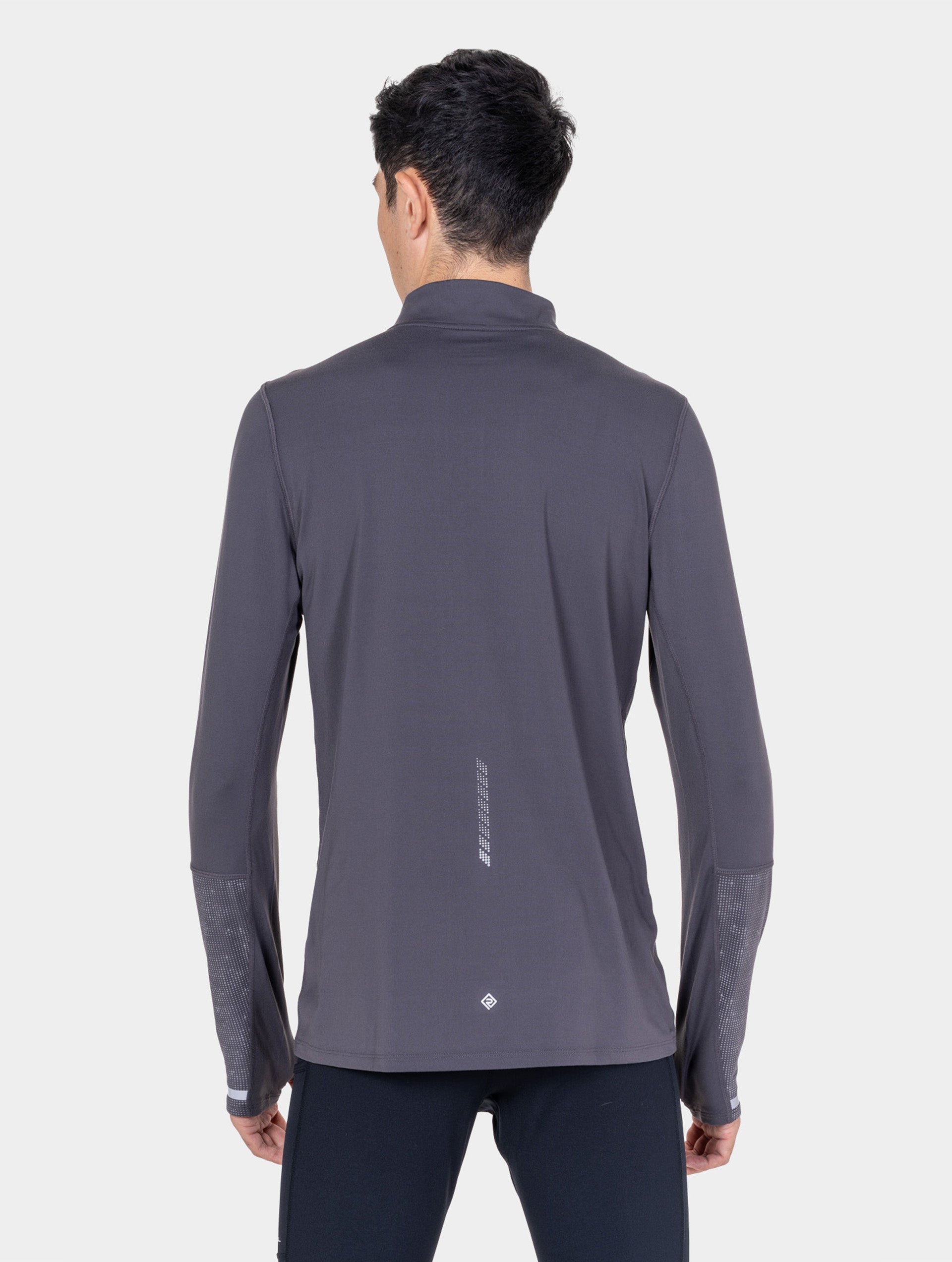 Ronhill Tech Reflect 1/2 Zip maglia running Fluo Zest riflettente