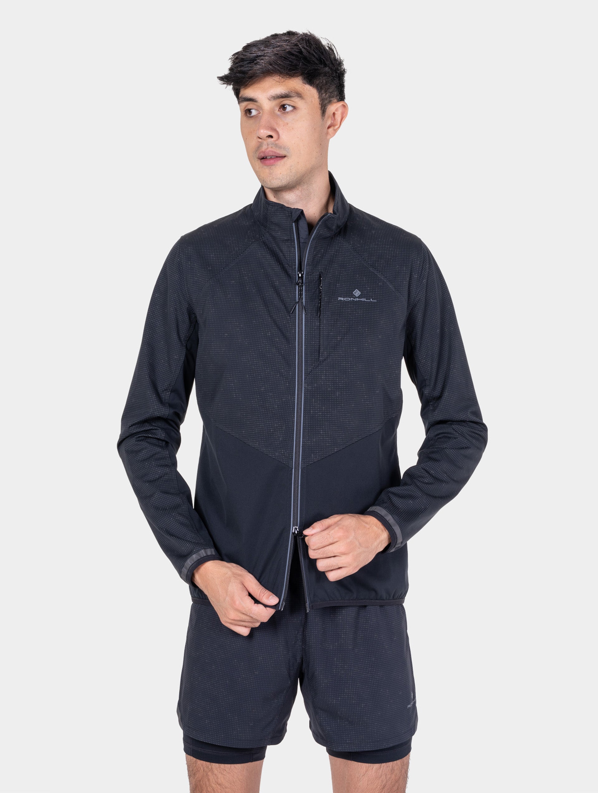 Ronhill Tech Reflect Lux Giacca Running Nera