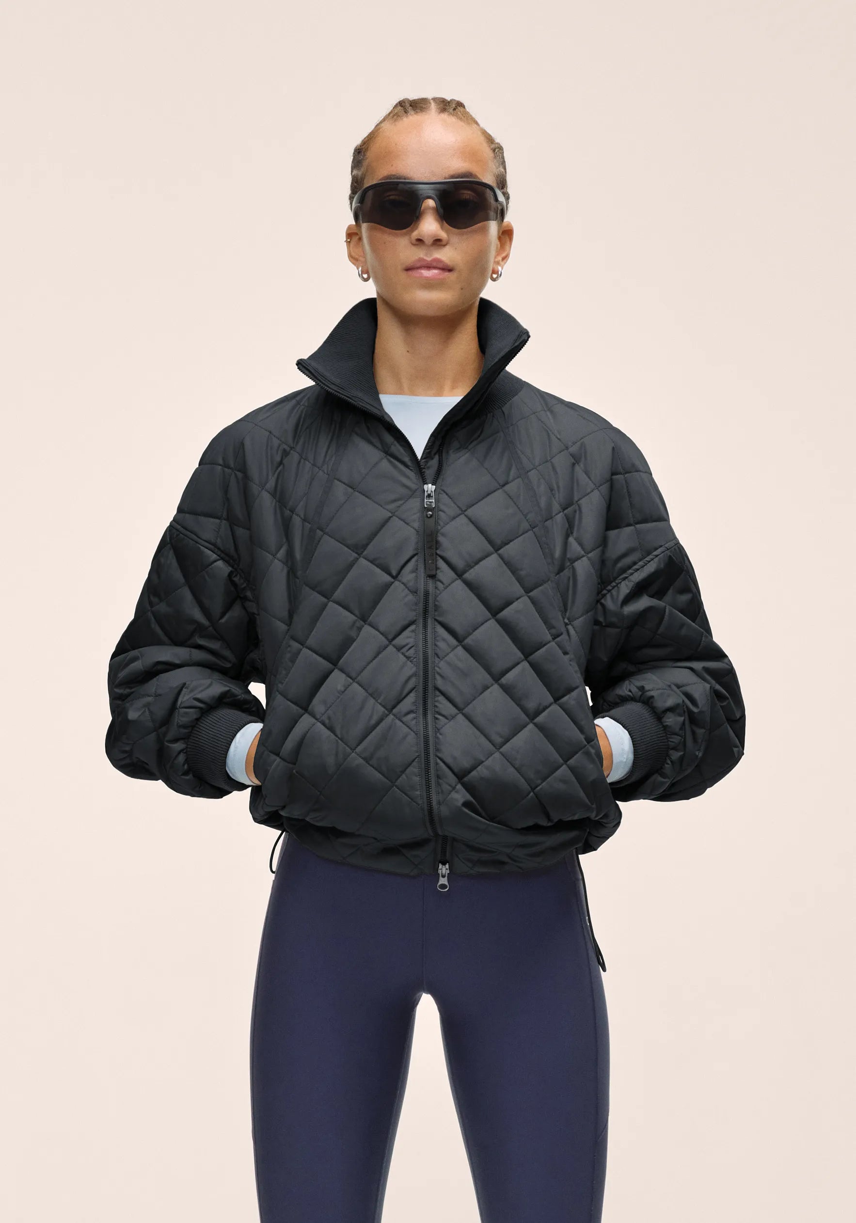 Casall Nordic Quilted Jacket giacca Nero idrorepellente