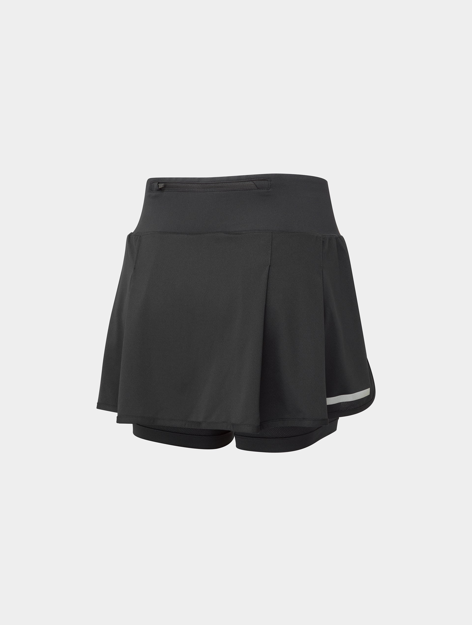 Ronhill Tech gonna running donna nera con pantaloncino