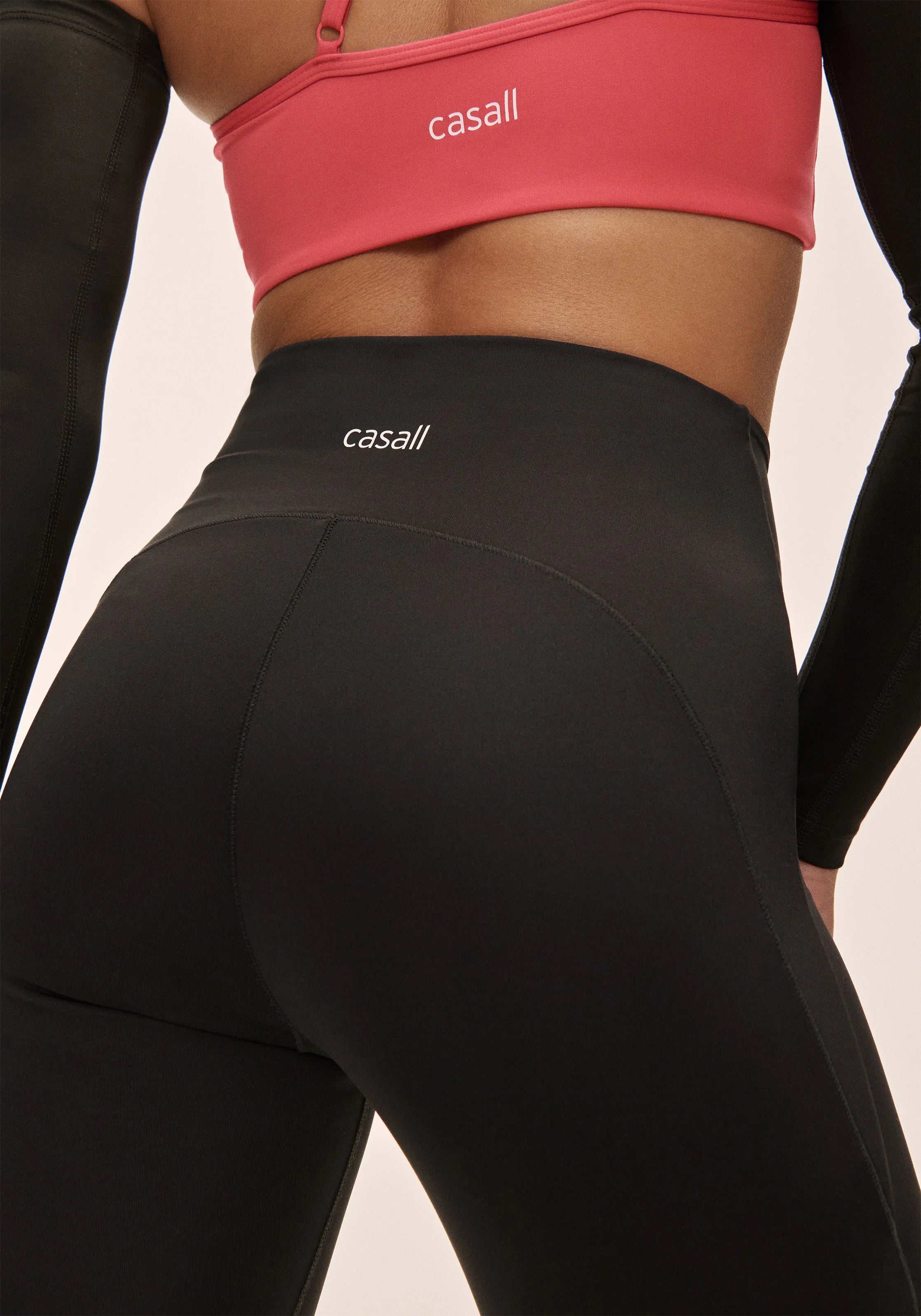 Casall Edge High Waist Tights leggings nero vita alta