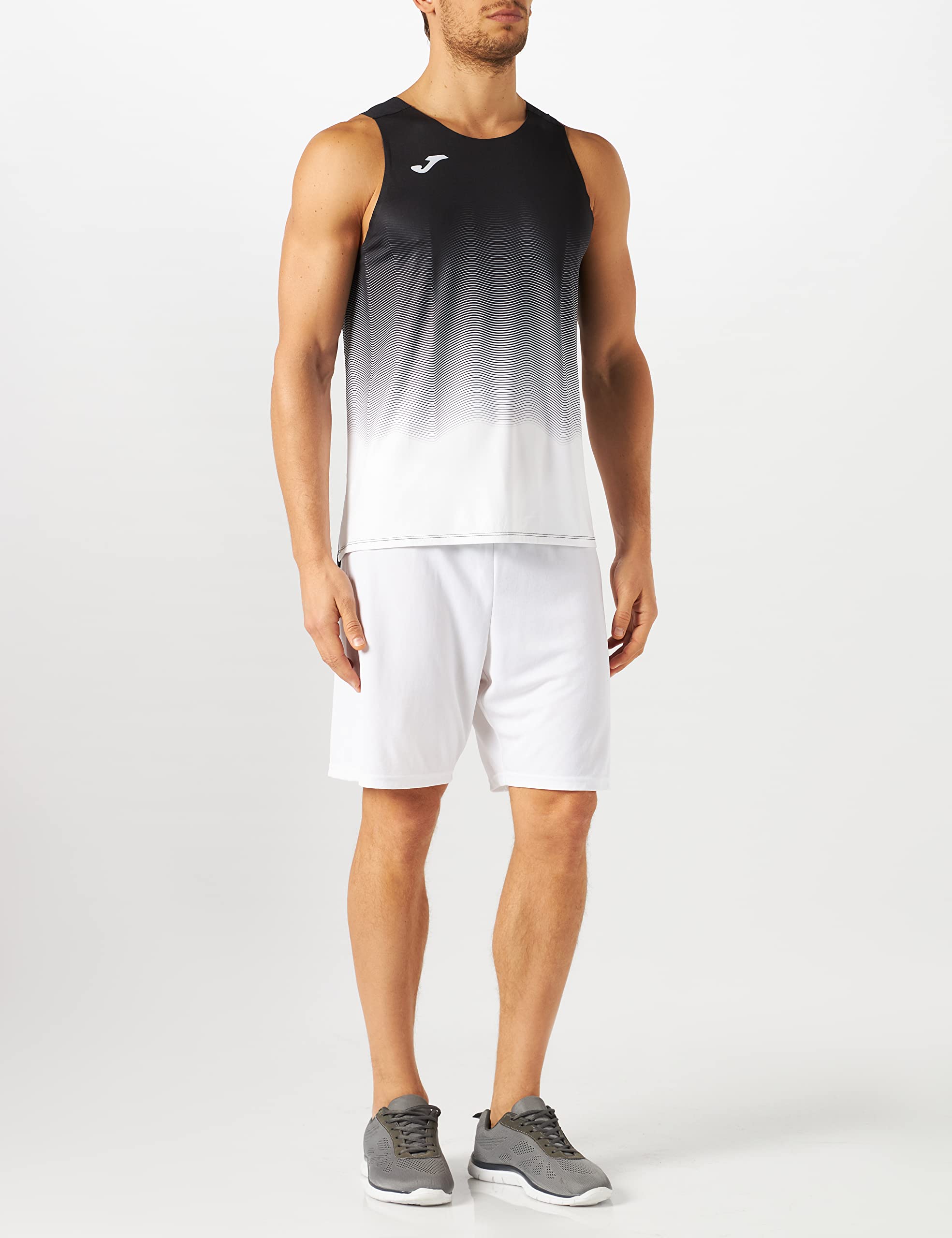 Joma maglia sport uomo nero-bianco traspirante