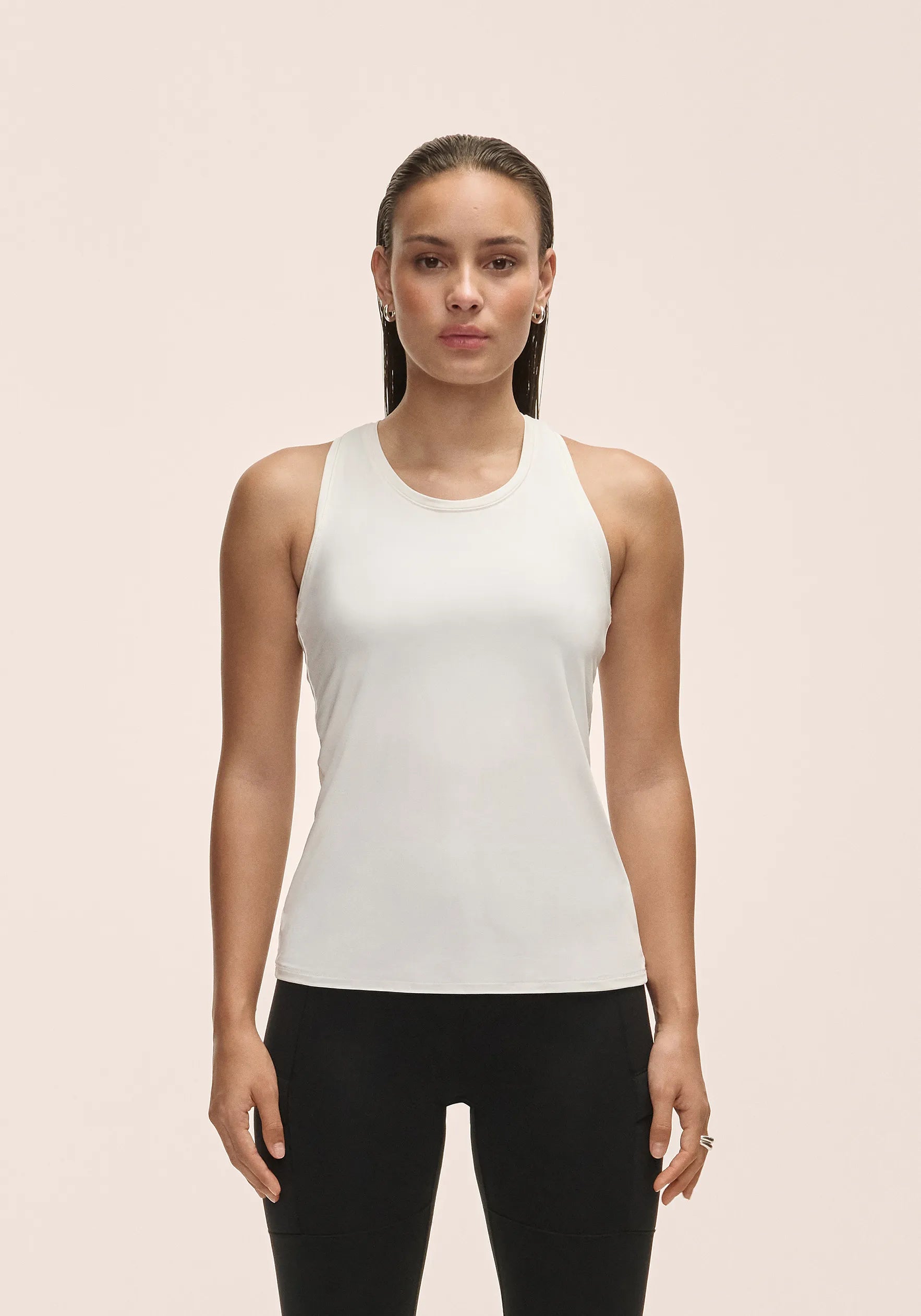 Casall Essential Racerback canotta bianca palestra