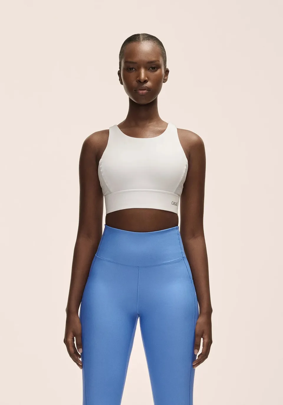 Casall Iconic Adjustable Sports Bra reggiseno bianco alto