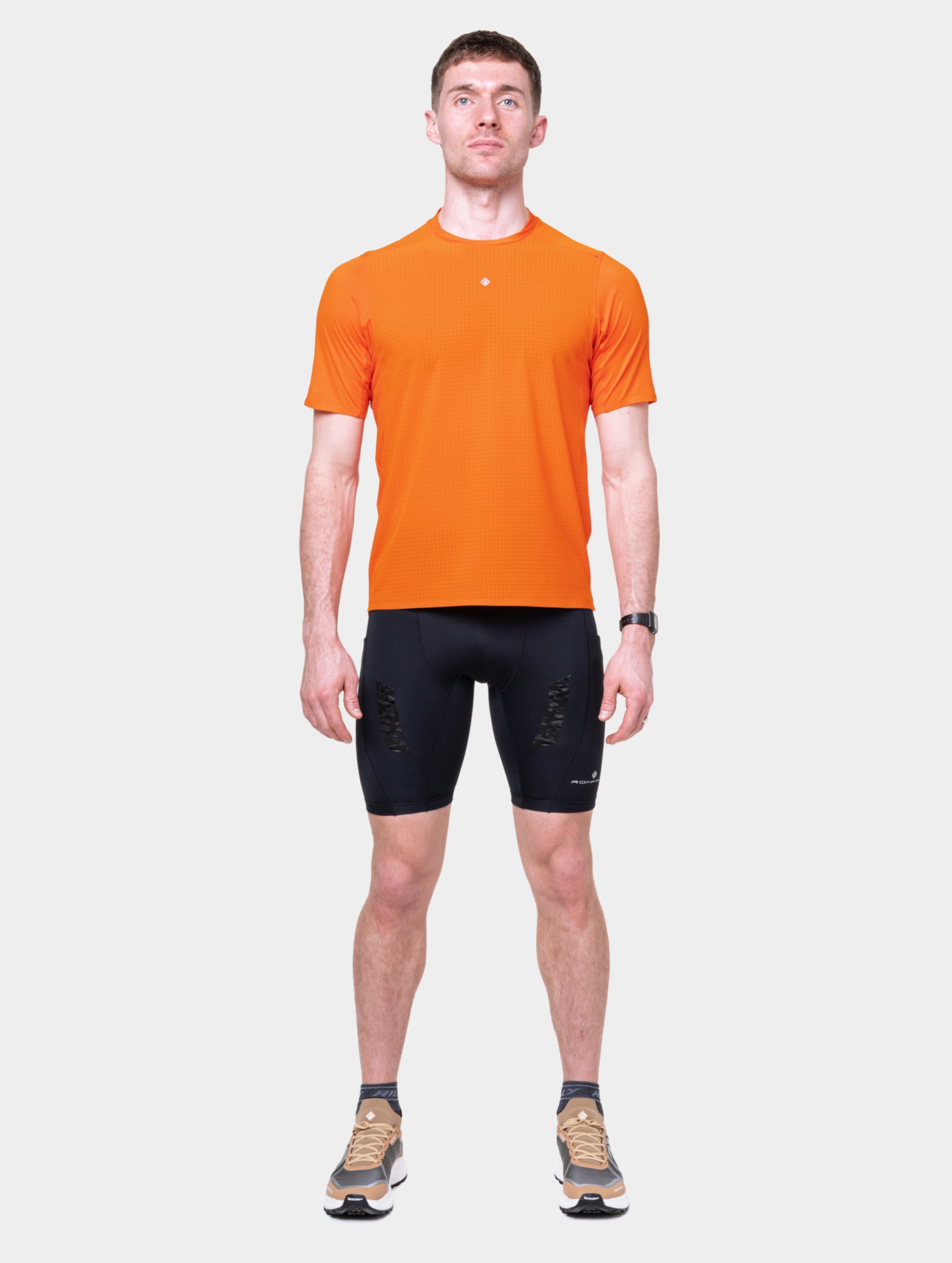 Ronhill Tech All-Terrain maglia running rossa uomo