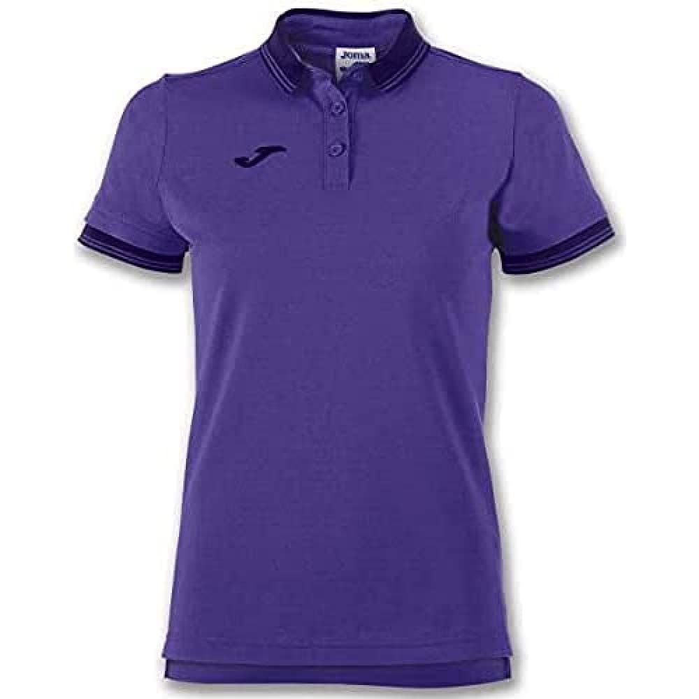 Joma Bali II Polo Donna Nero Traspirante