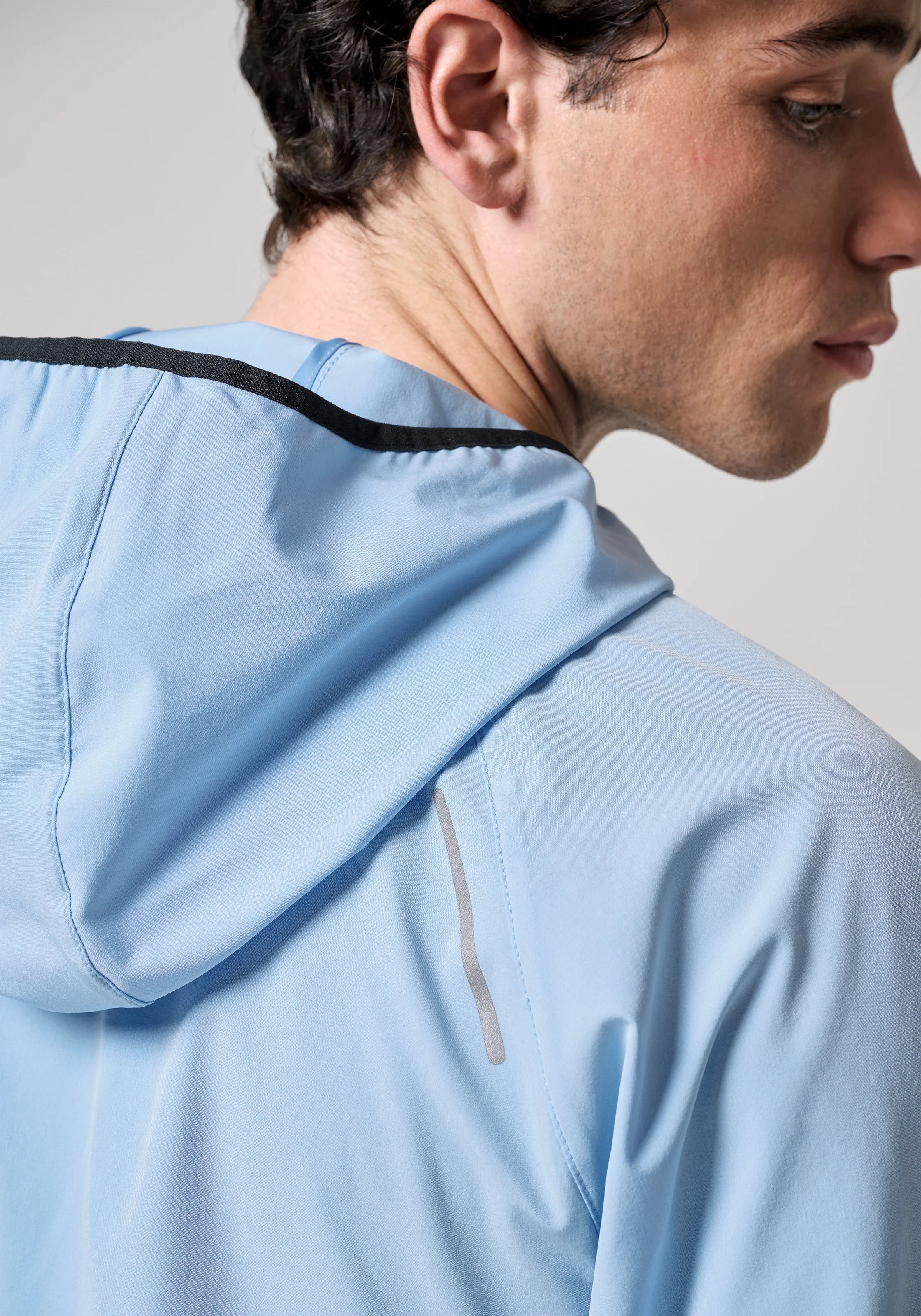 Casall M Dynamic Windbreaker Anorak giacca azzurra