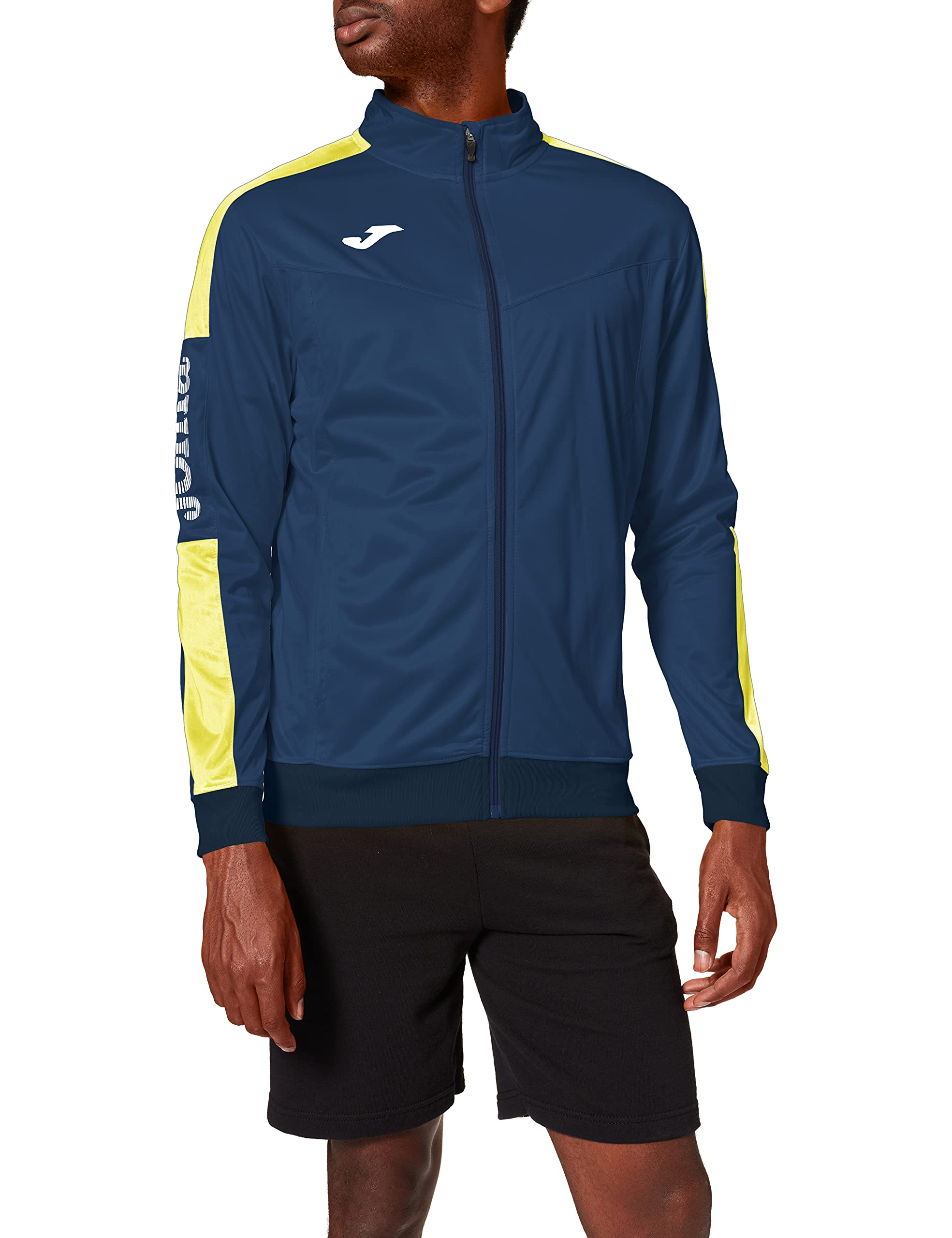 Joma 100687.309 felpa bambino zip con tasche