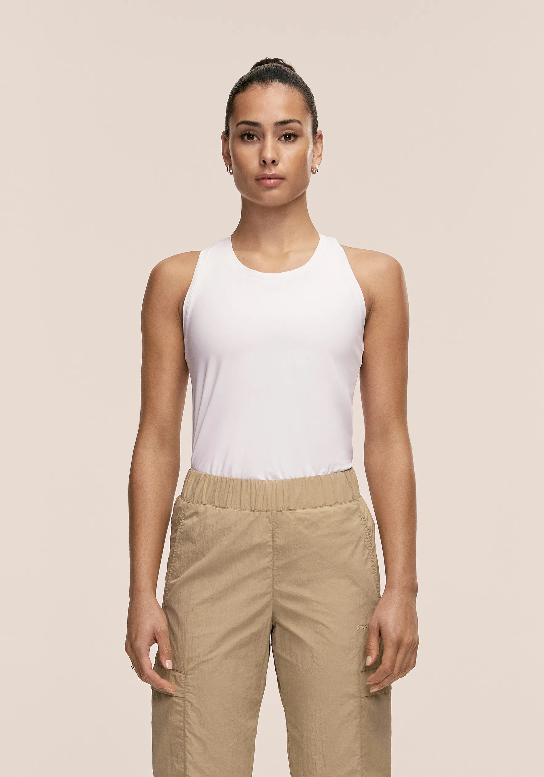 Casall Essential Racerback canotta bianca palestra