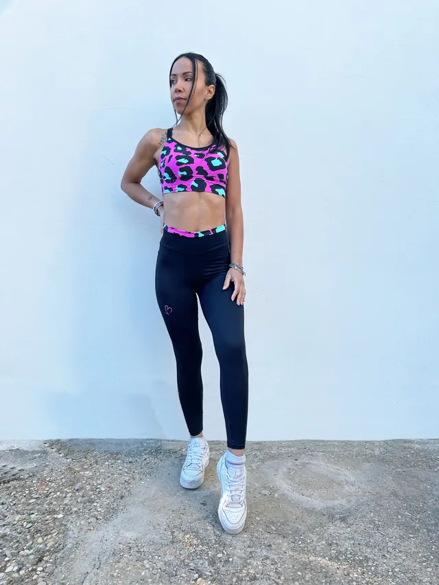 VB Legging print leggings sportivi elasticizzati