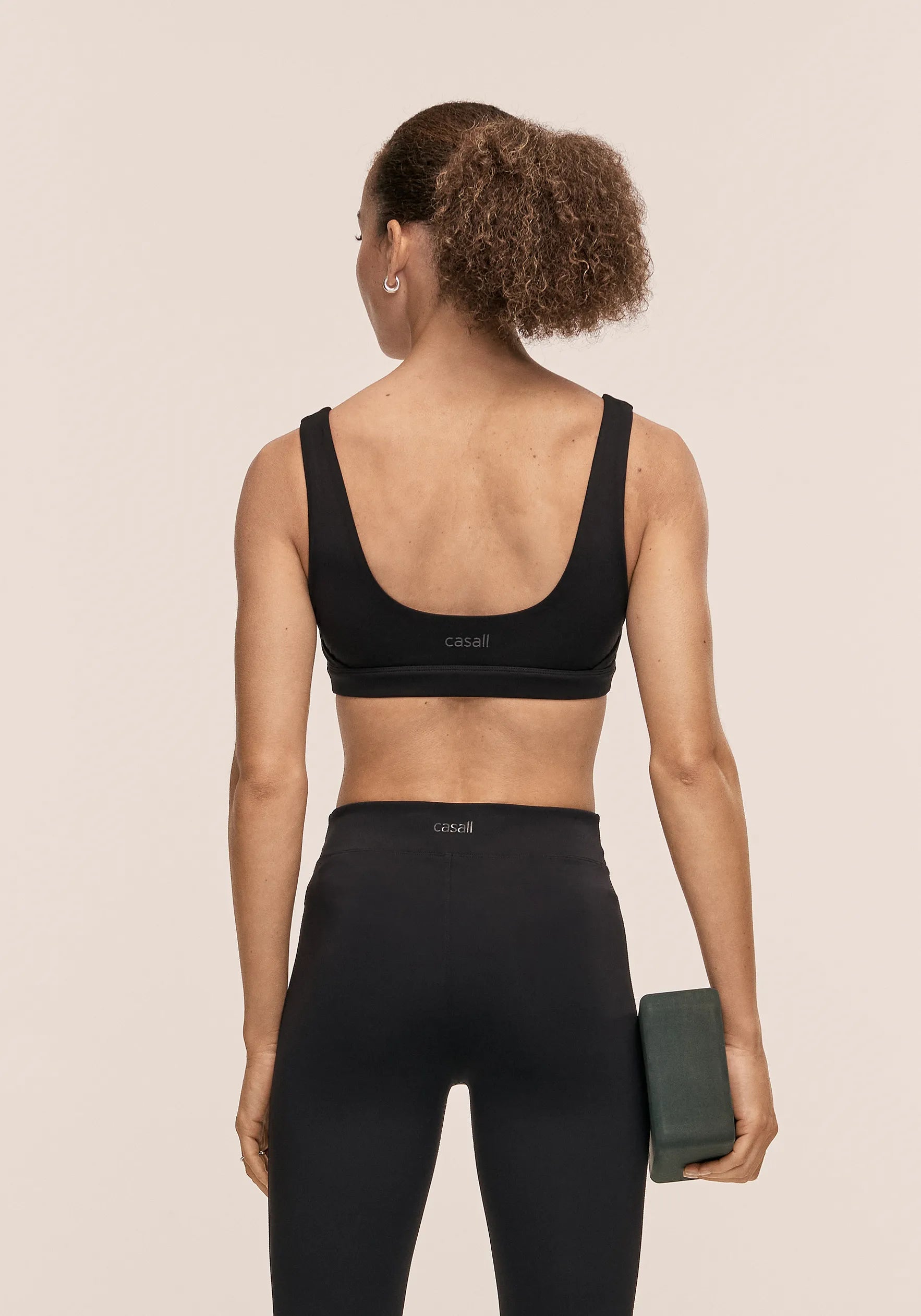 Casall Soft Touch Padded reggiseno sportivo nero leggero