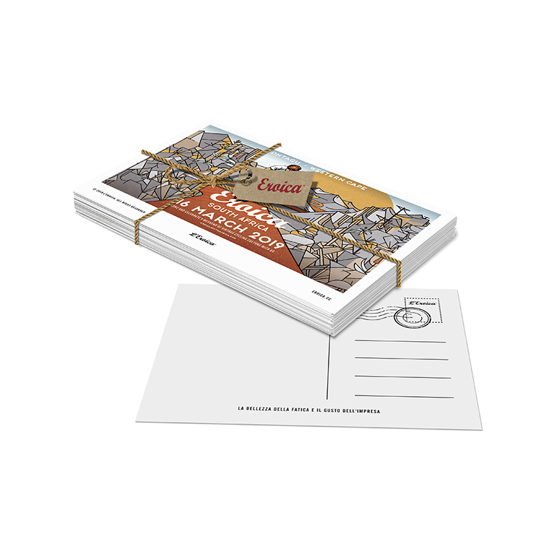 L'Eroica Set Cartoline 2019 Illustrazioni Storiche