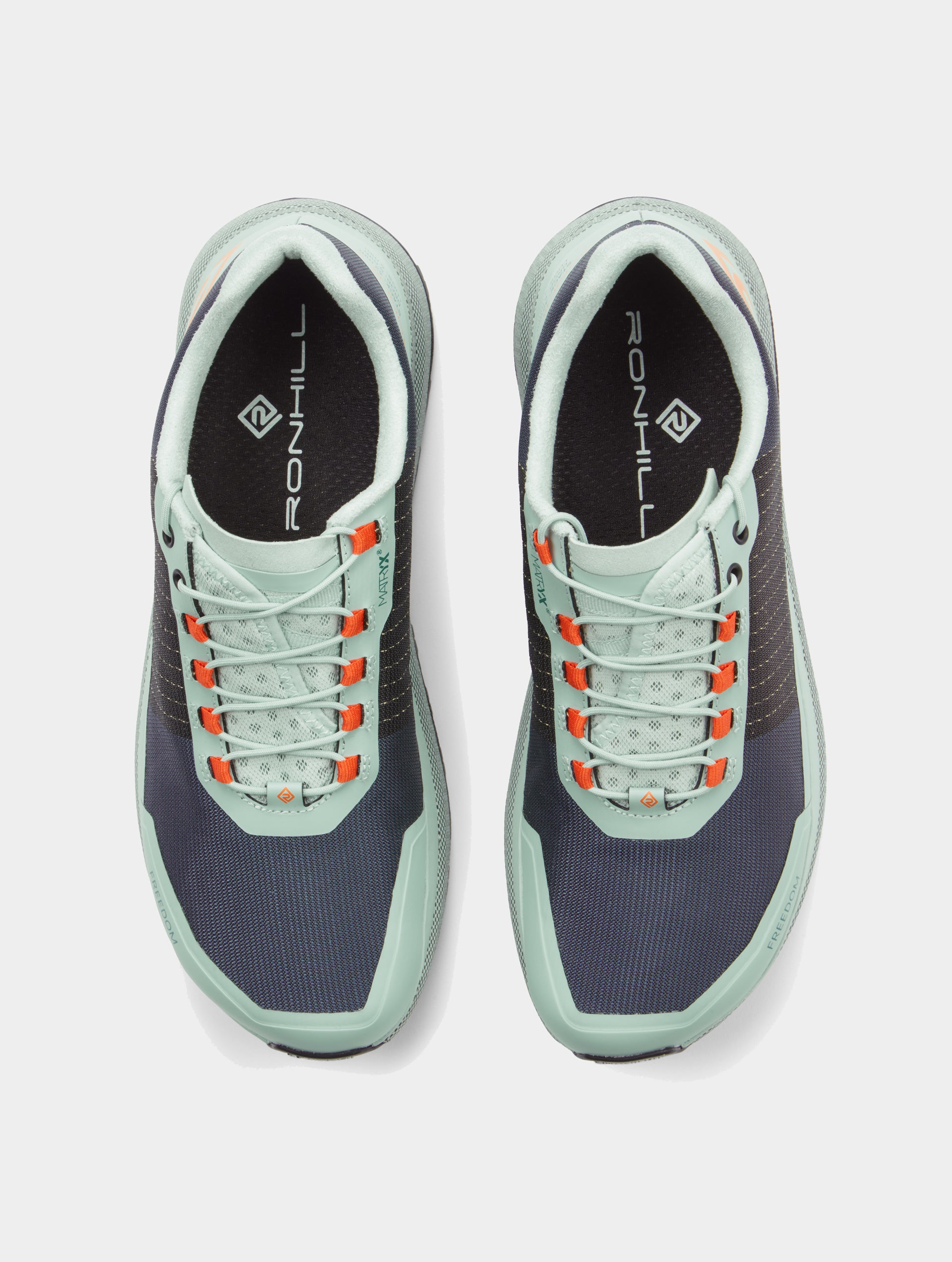 Ronhill Freedom scarpe trail donna nero/bianco grip Michelin