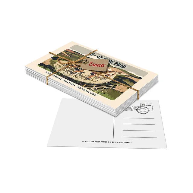 L'Eroica set cartoline 2018 illustrazioni storiche