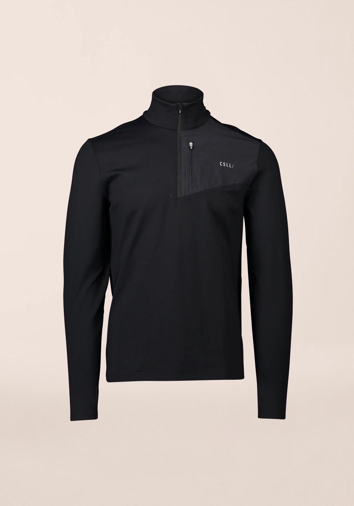 Casall M Midlayer Half Zip maglia Nera mezza zip