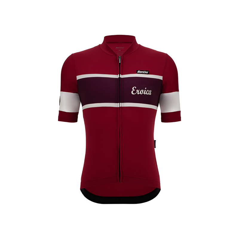 L'Eroica Sole Maglia Ciclismo Bordeaux Traspirante