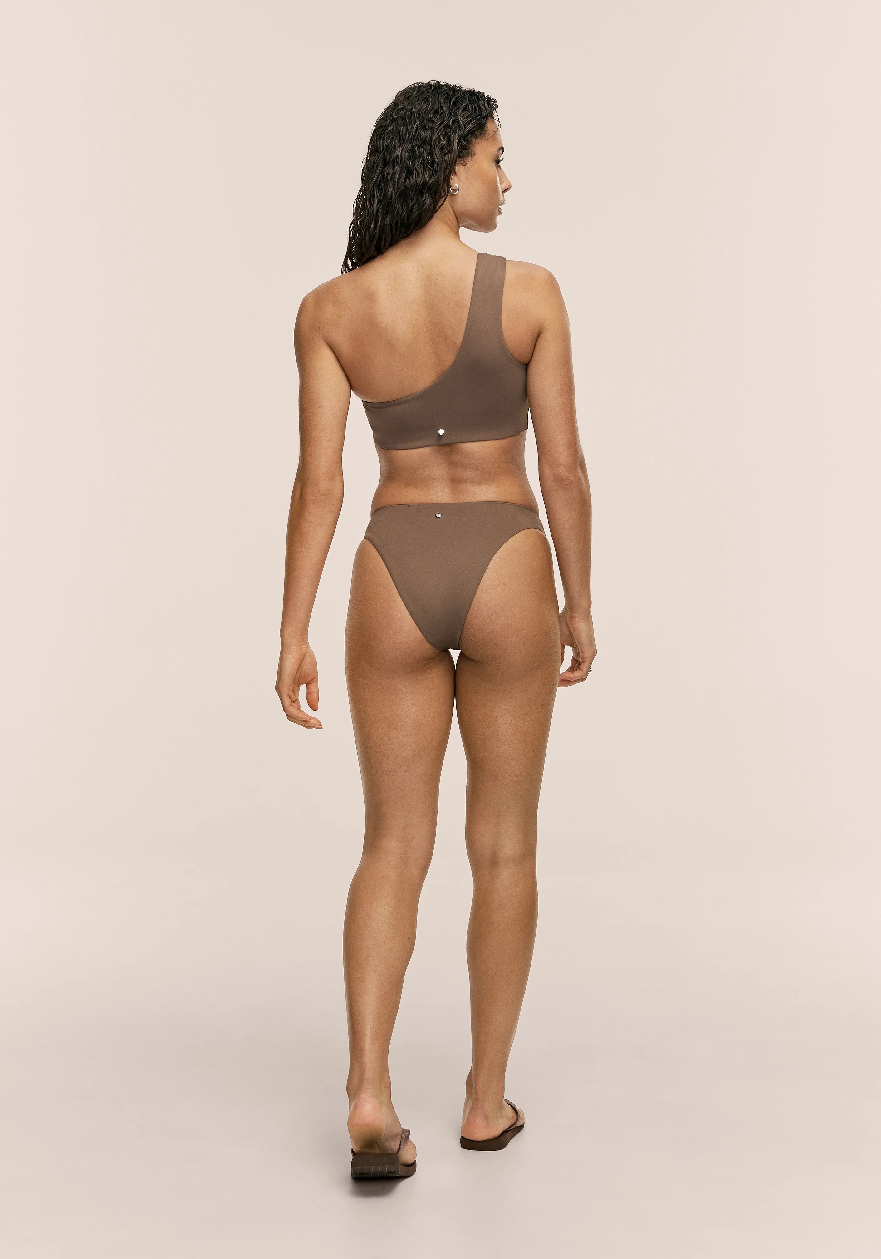 Casall Twist Bikini Brief slip vita alta khaki